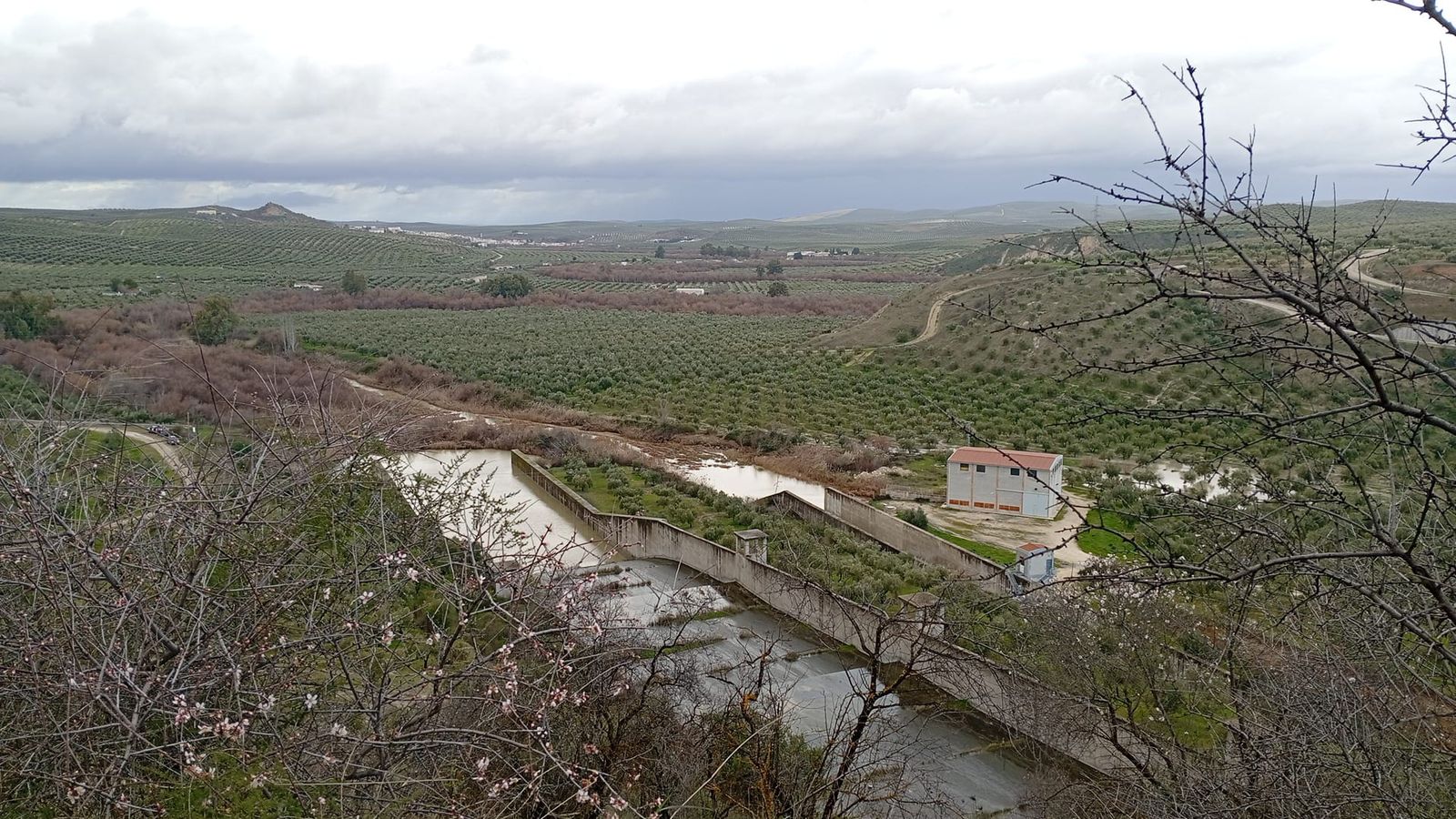 Nuevo desembalse Vadomojón, en Baena.