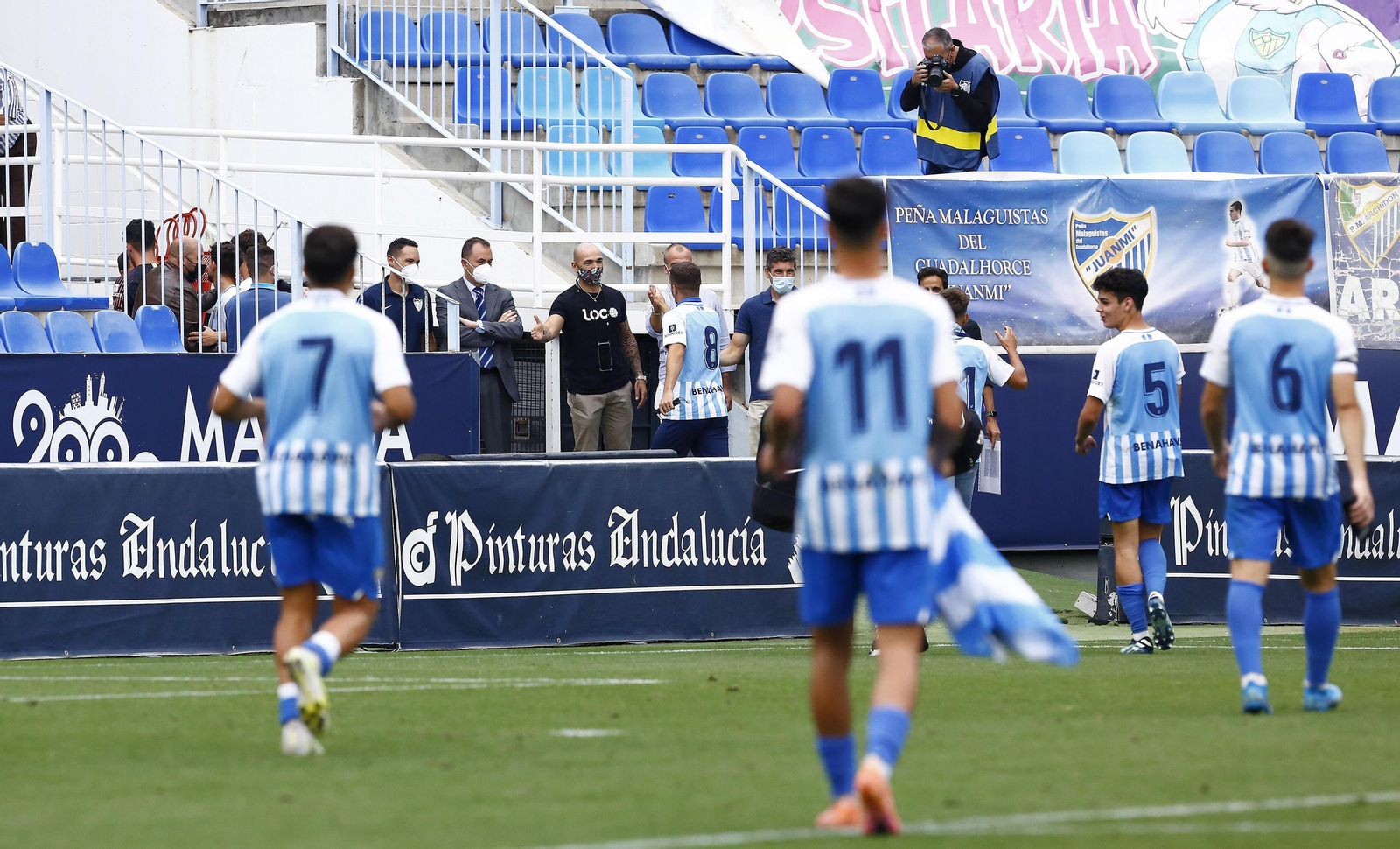 Galería: La celebración del Málaga CF Juvenil