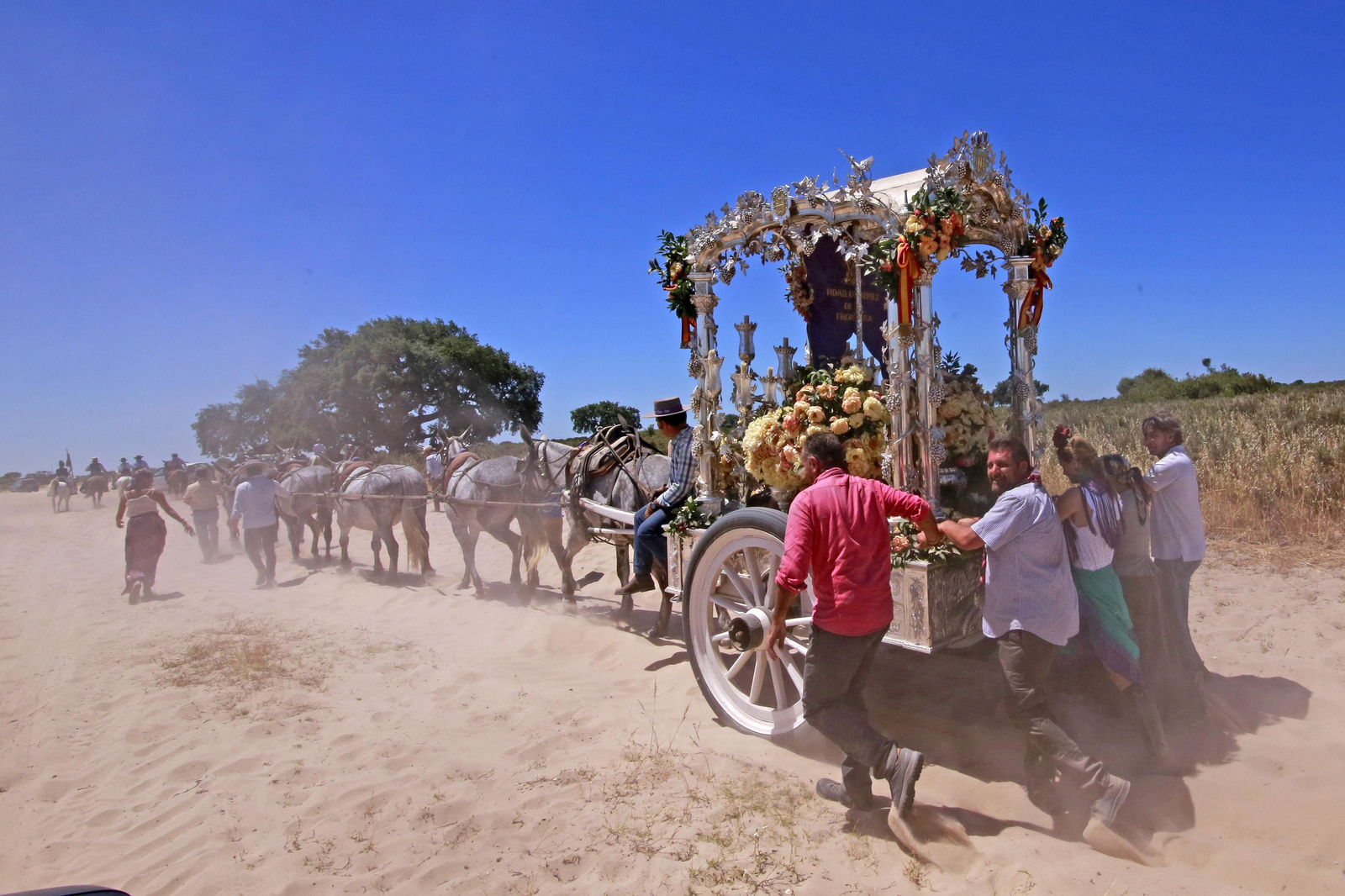 La hermandad de Jerez inicia su vuelta por el coto