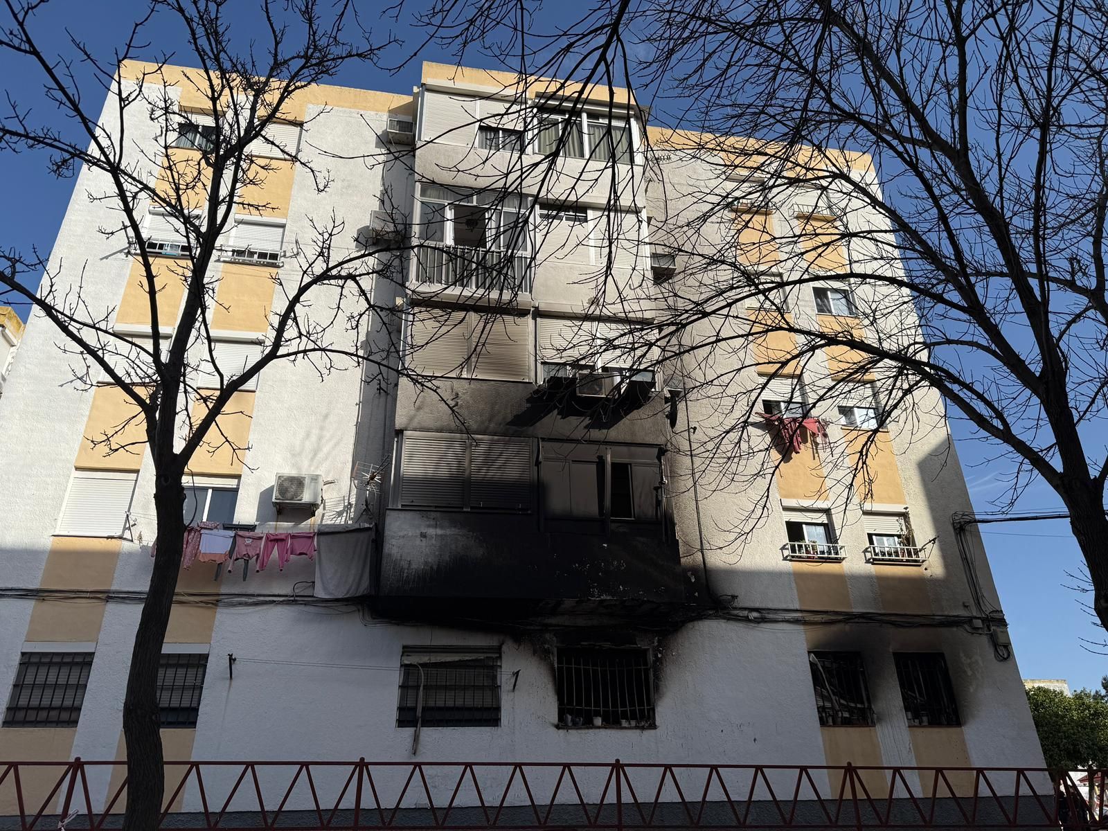 Incendio en San Telmo.