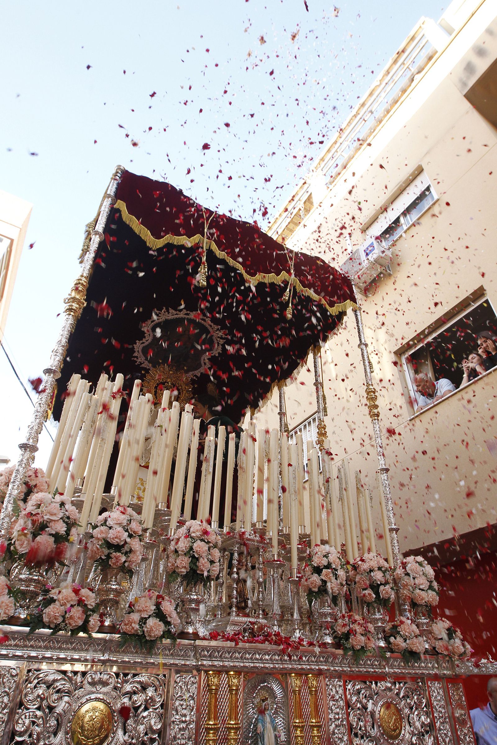 Imágenes de la Procesión de Coronación. Barrio de Los Molinos. Semana Santa Almería 2019