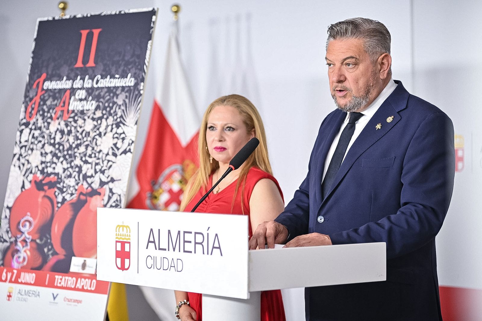 Diego Cruz con Arantxa Guerrero.
