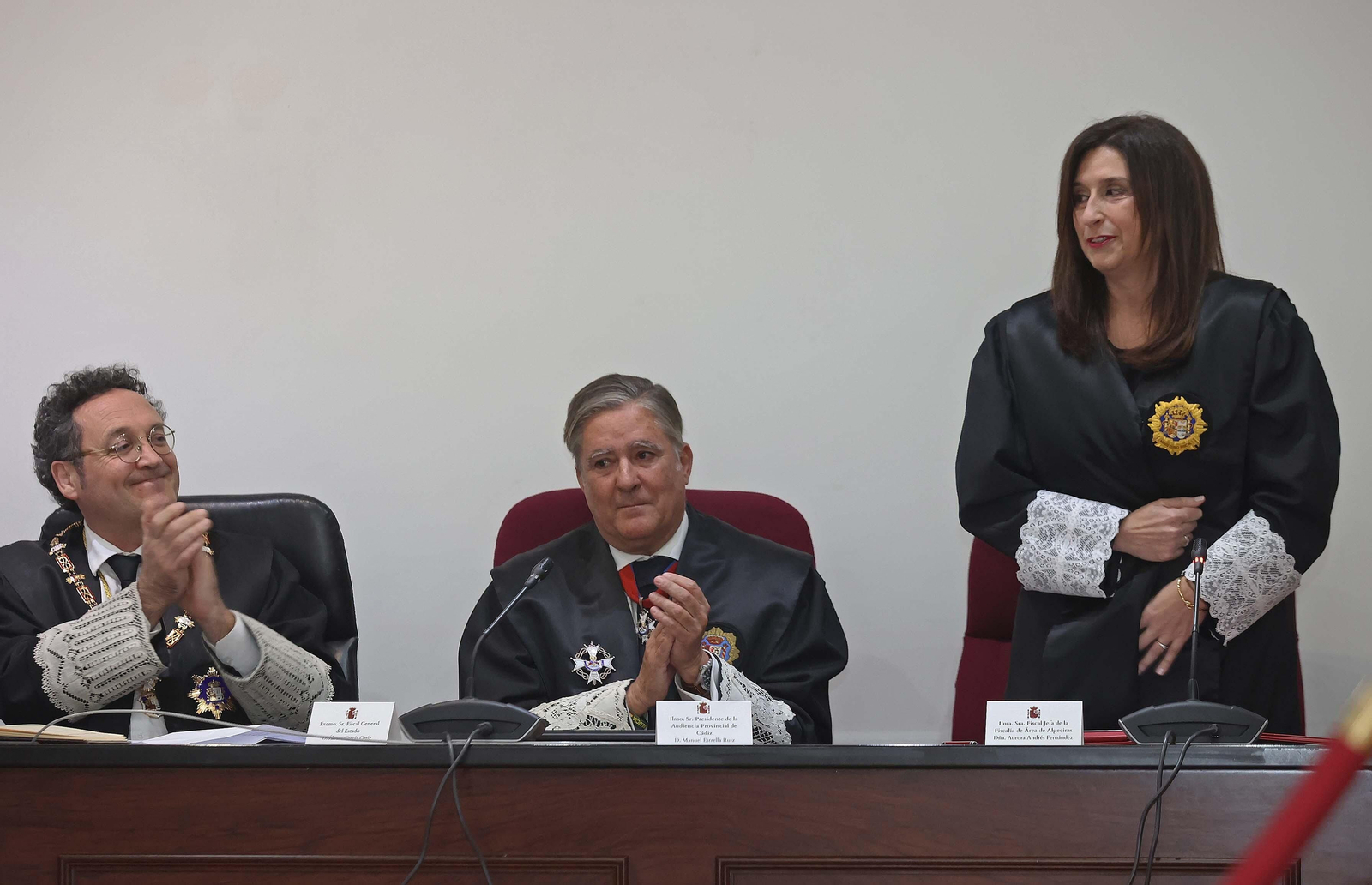 La toma de posesión de Aurora Andrés como nueva Fiscal Jefe del Área de Algeciras, en imágenes