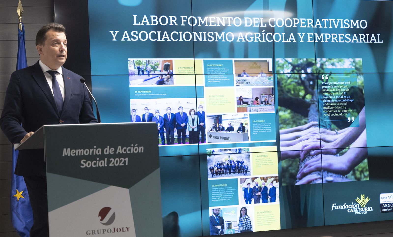 La Fundación Caja Rural del Sur presenta el Informe de acción social, todas las imágenes