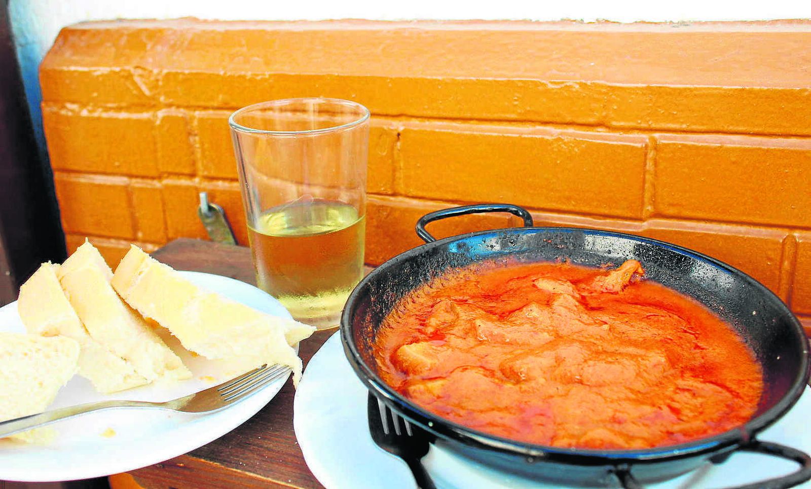 Plato típico sanluqueño.