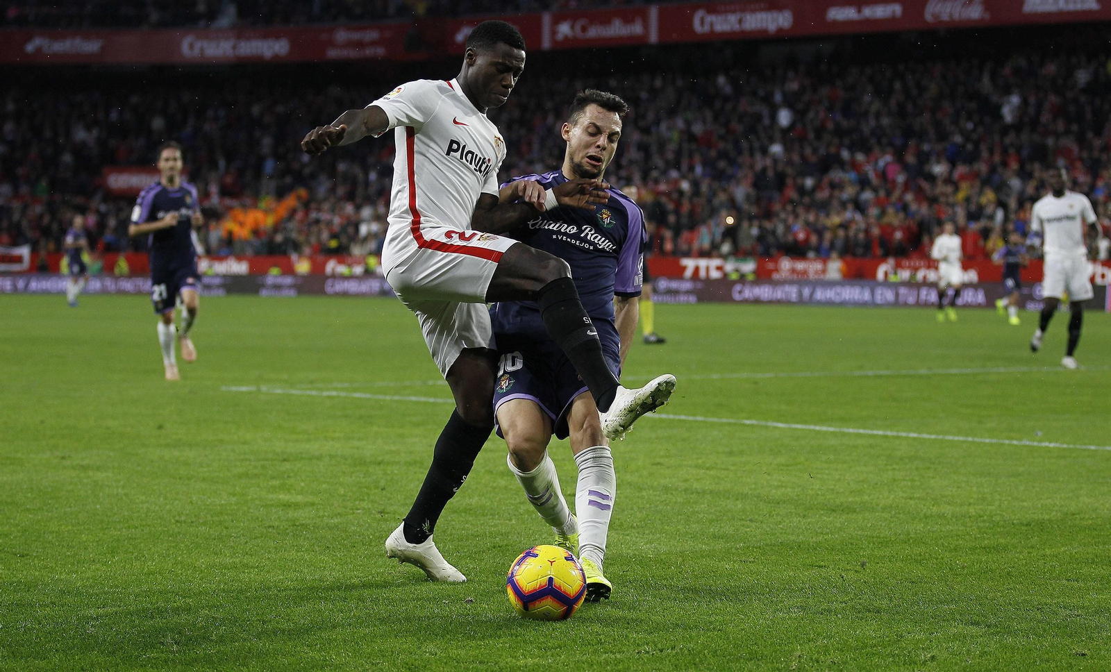 El Sevilla-Valladolid, en imágenes