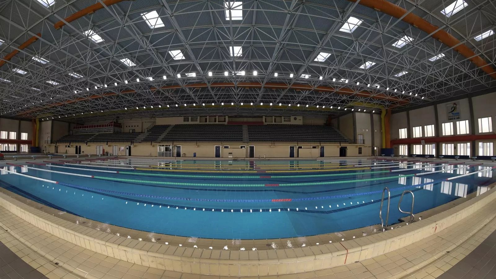 La piscina del pabellón Ciudad de Cádiz, en una imagen de archivo.