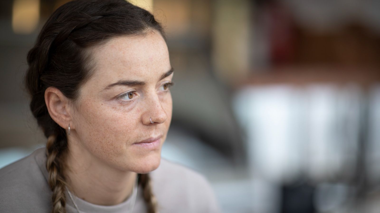 Ana Alonso durante la entrevista