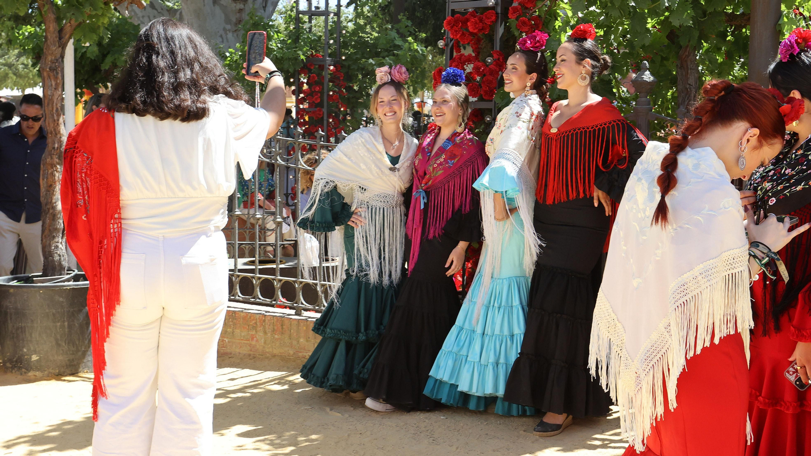 Imágenes del ambiente el miércoles en la Feria de Jerez 2024