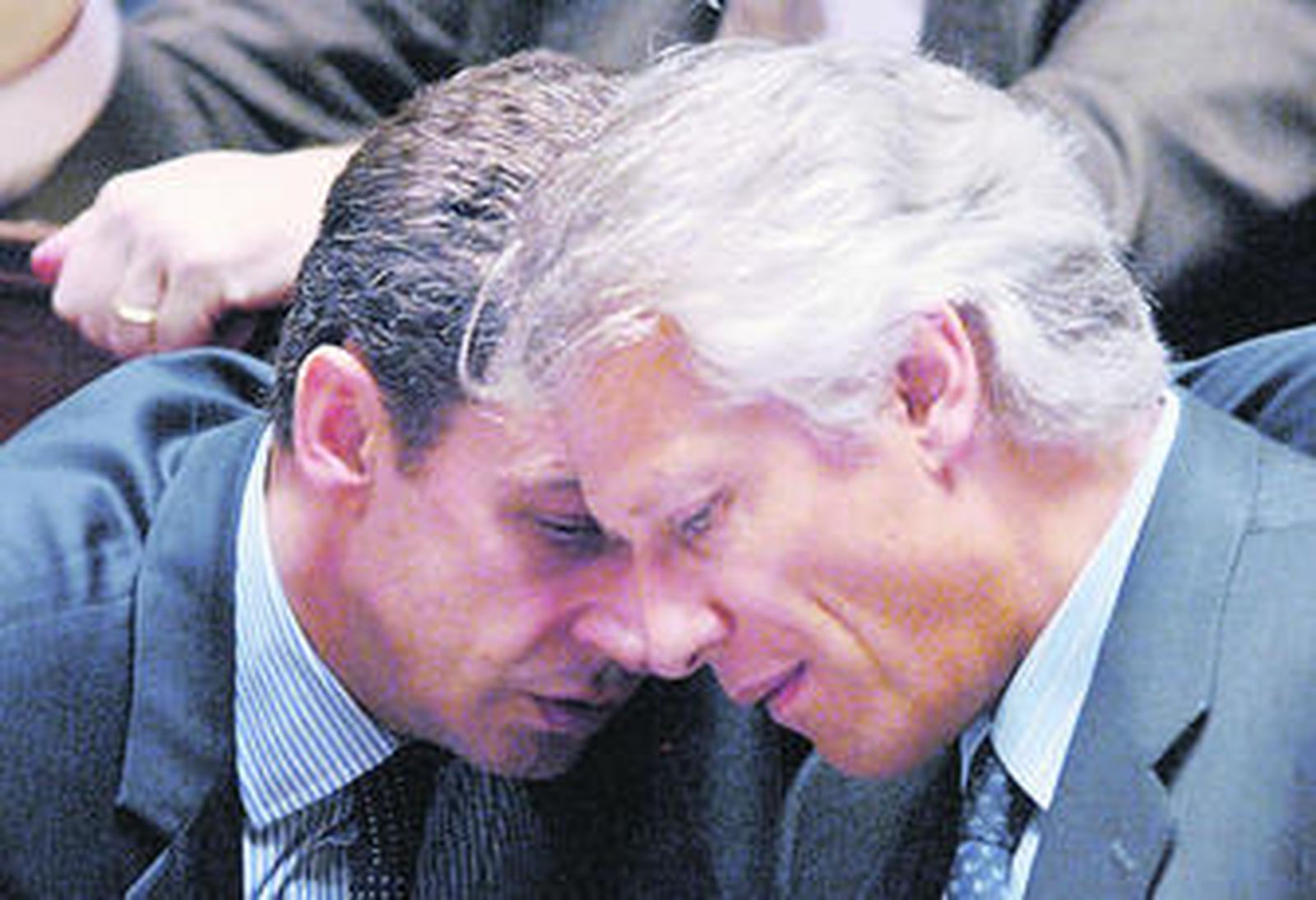 Nicolas Sarkozy y Dominique de Villepin, en una imagen de febrero de 2007.
