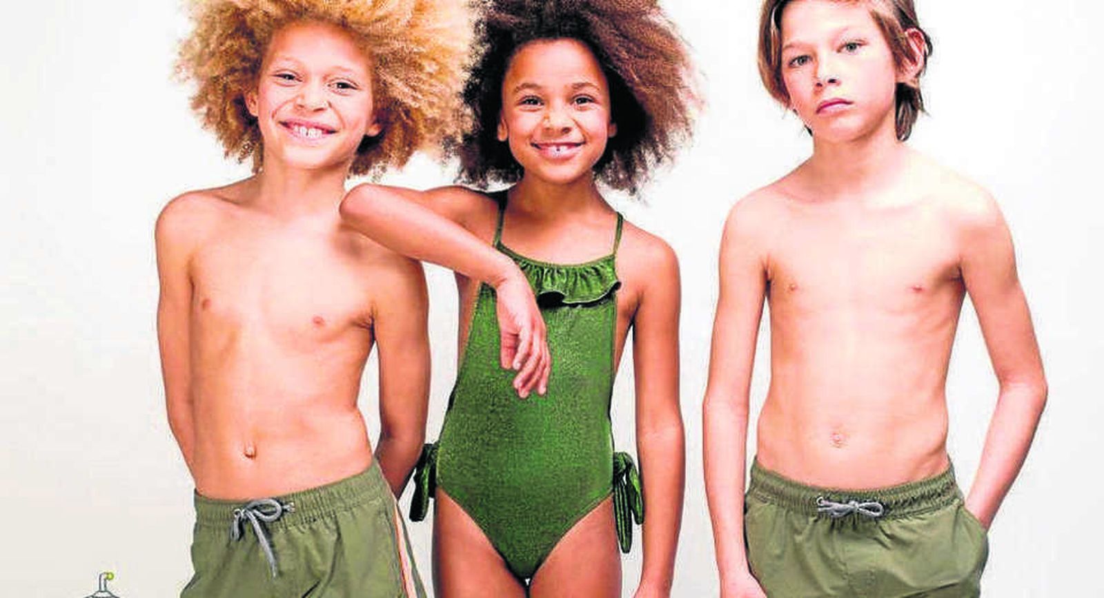 Tres de los modelos de la nueva colección, para niñas y niños.