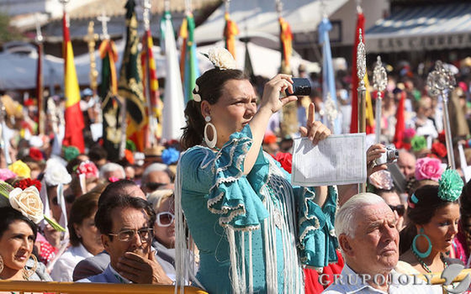 Las imágenes de la misa de romeros