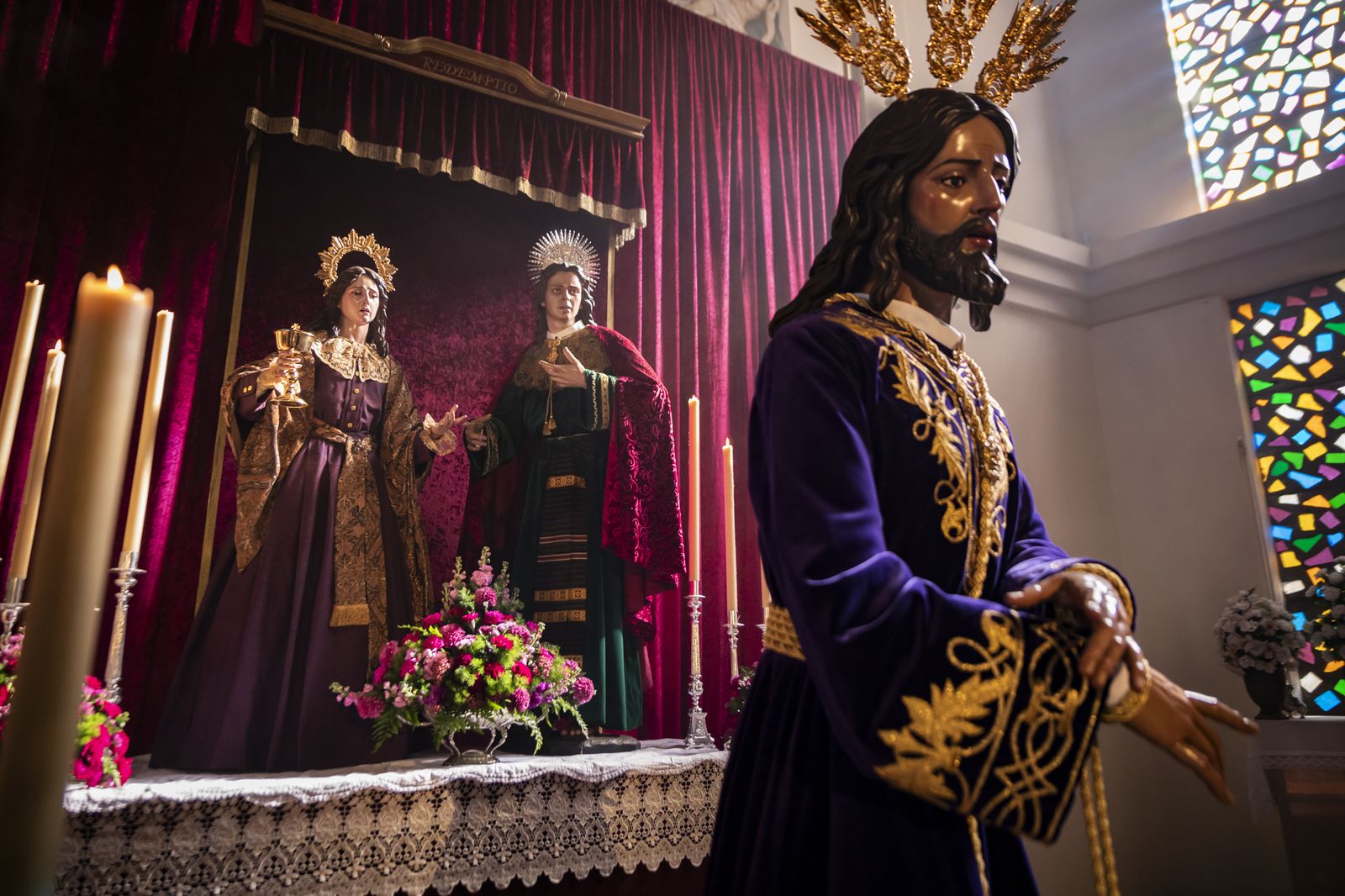 Las imágenes de los besapiés y besamanos del tercer Domingo de Cuaresma en Jerez: veneraciones del centro a los barrios