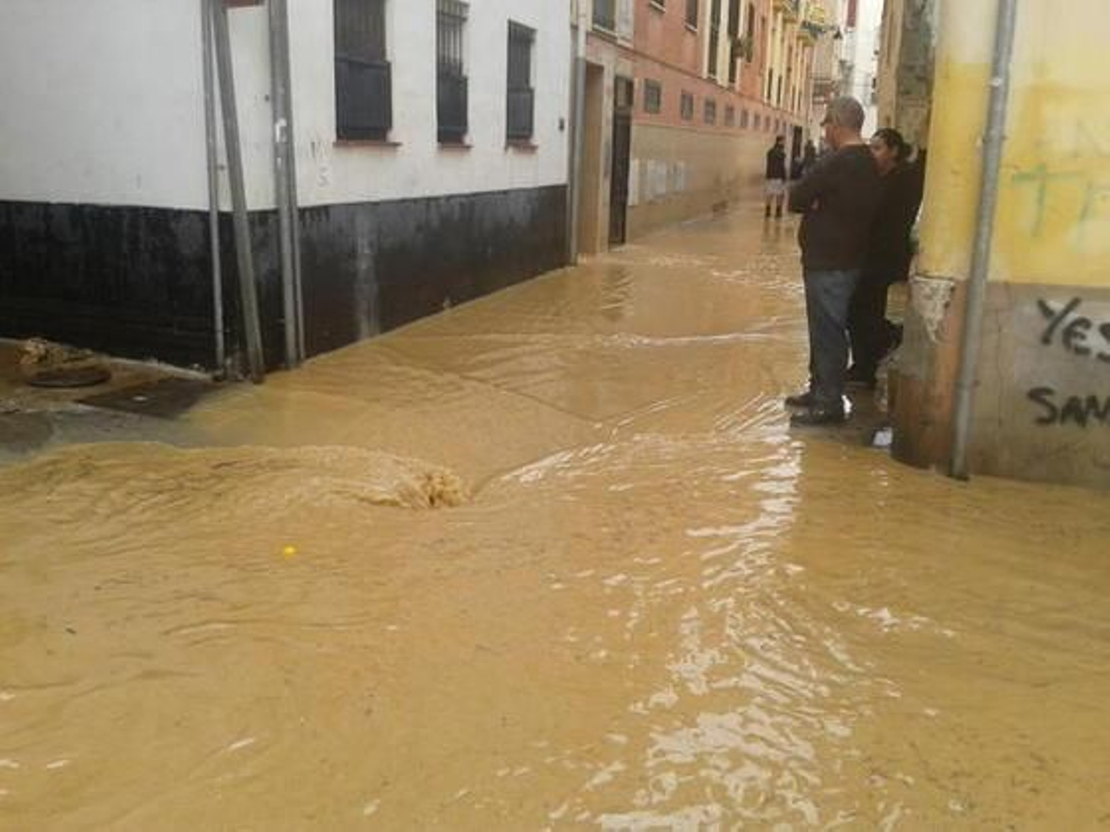 Inundaciones en la capital 

Foto: Twitter