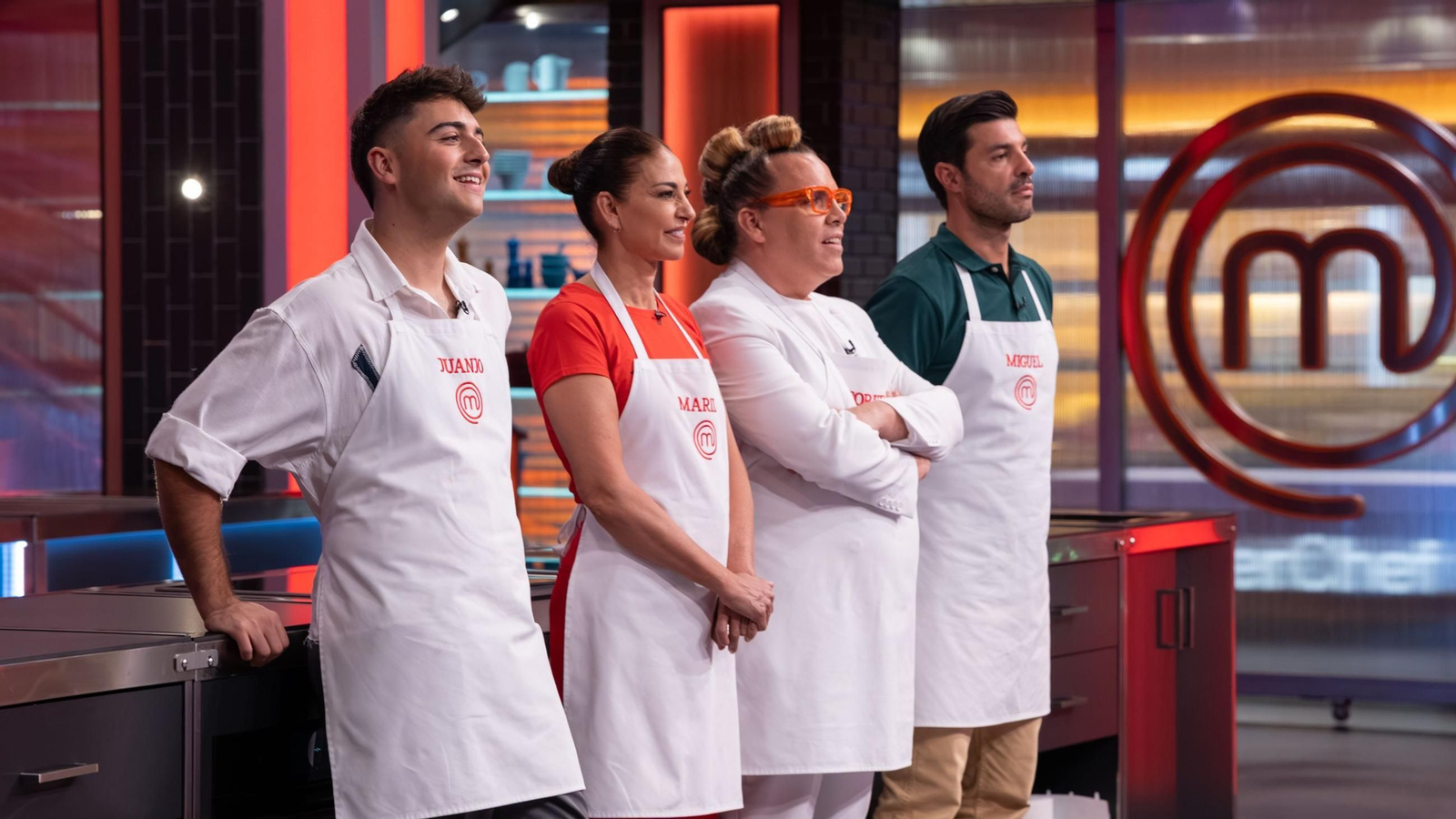 Juanjo Bona, Mariló Montero, Torito y Miguel Torres, los cuatro finalistas de ‘MasterChef Celebrity 10’.