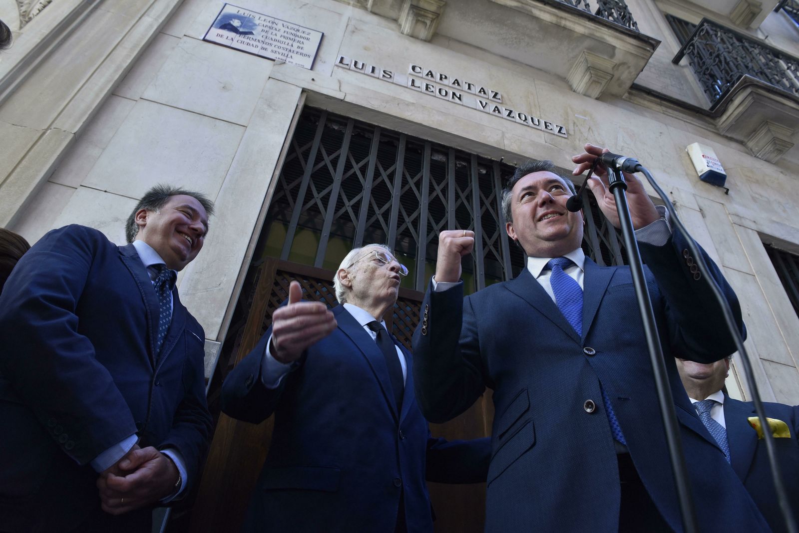 Inauguración de la calle Capataz Luis León.