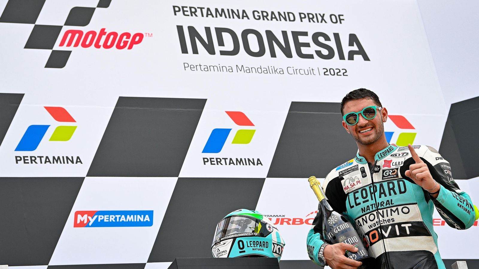 Dennis Foggia, ganador en Indonesia, nunca ha puntuado en Jerez. Dennis Foggia, ganador en Indonesia, nunca ha puntuado en Jerez.