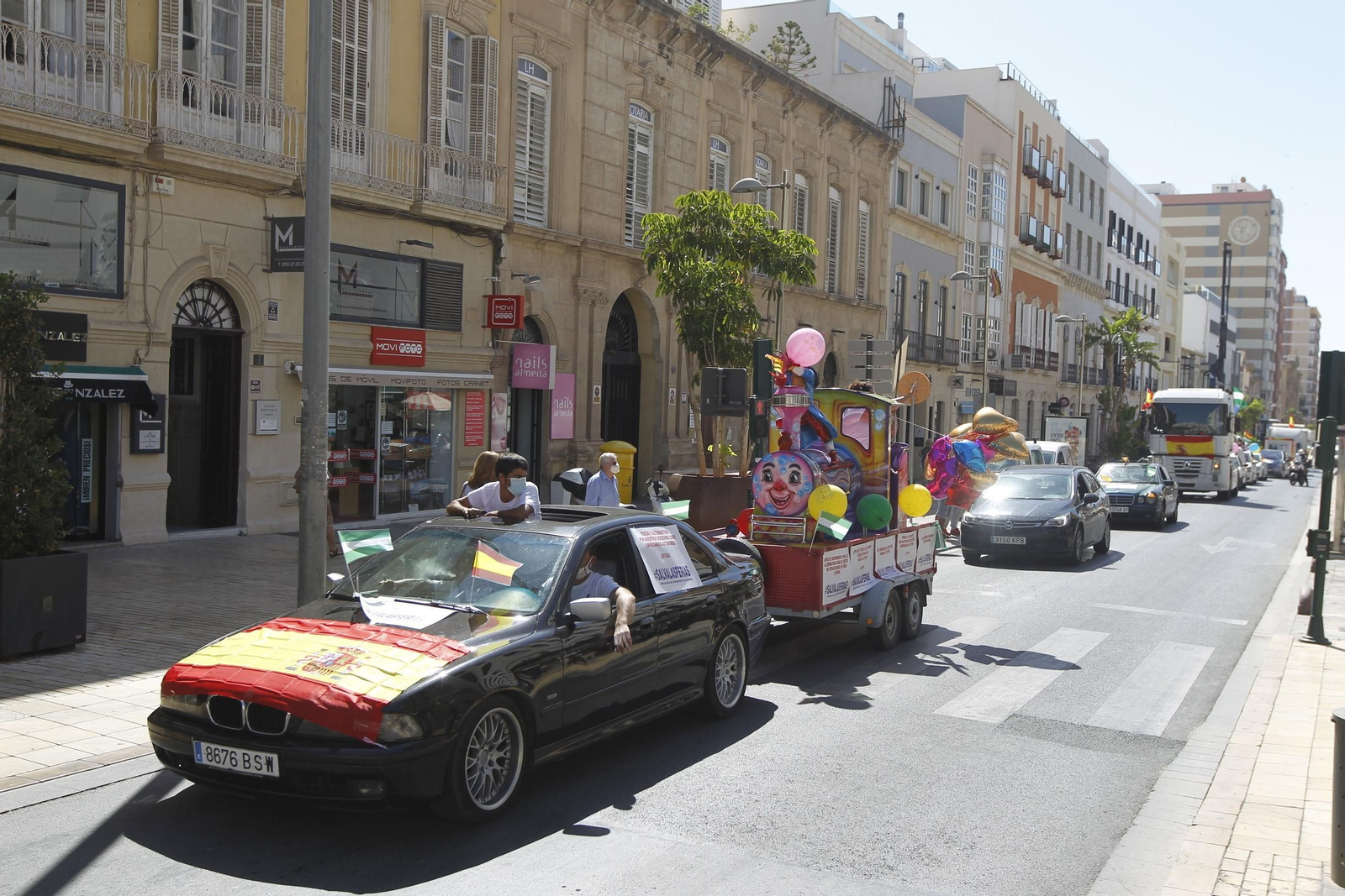 Fotogalería manifestación feriantes. Almería