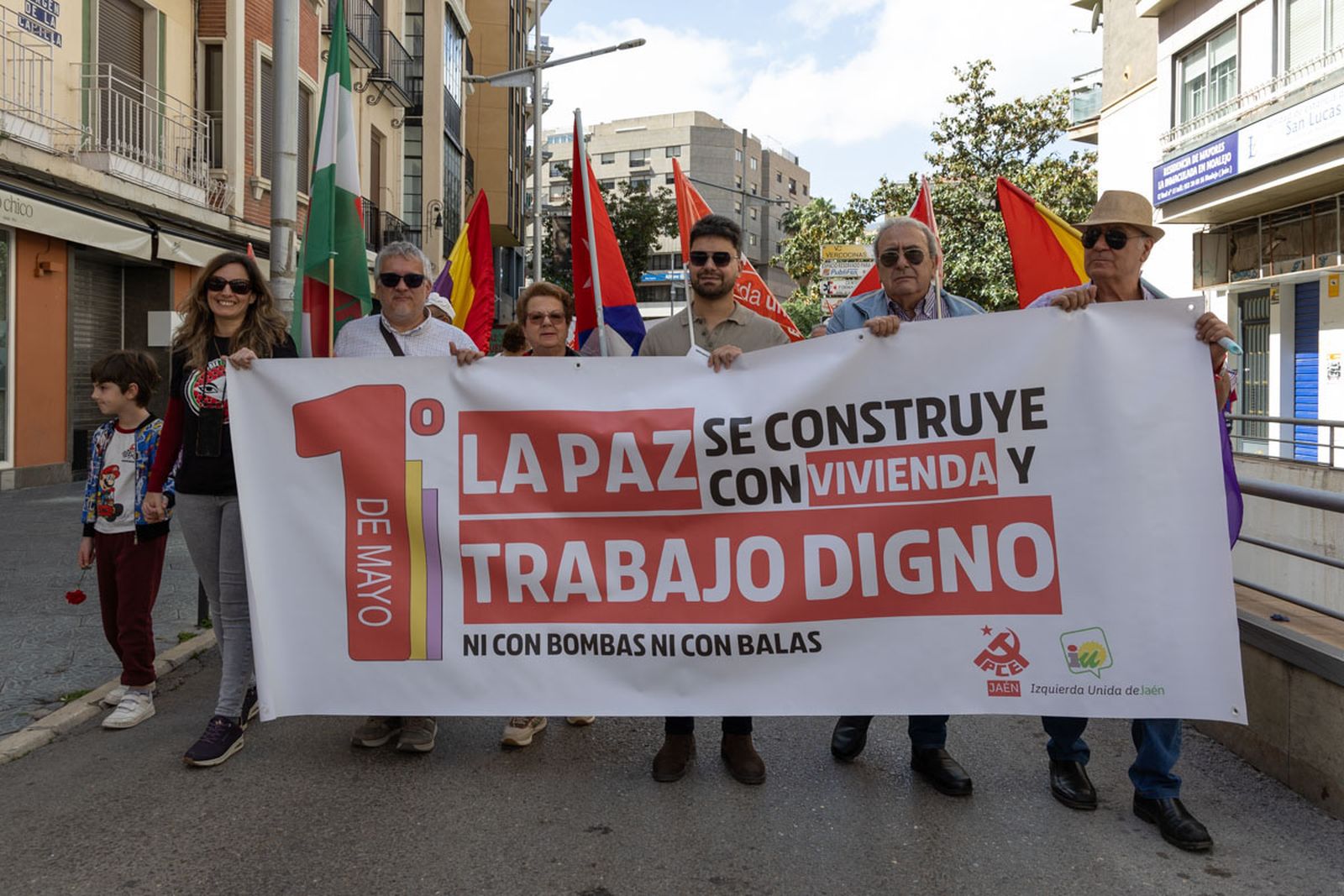 Manifestación convocada por el 1º de Mayo