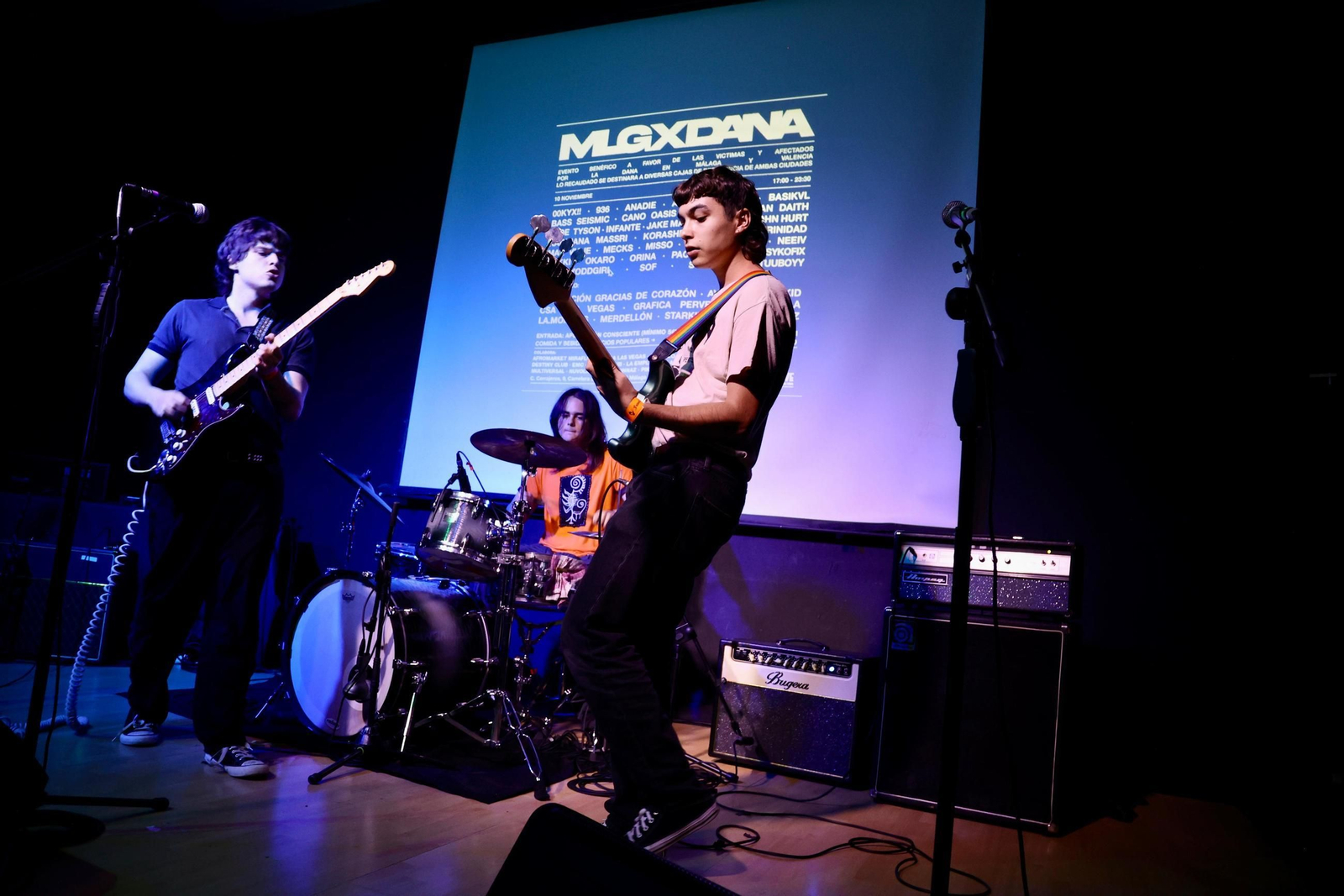 Malviaje punk, durante su actuación en el MLGXDANA.