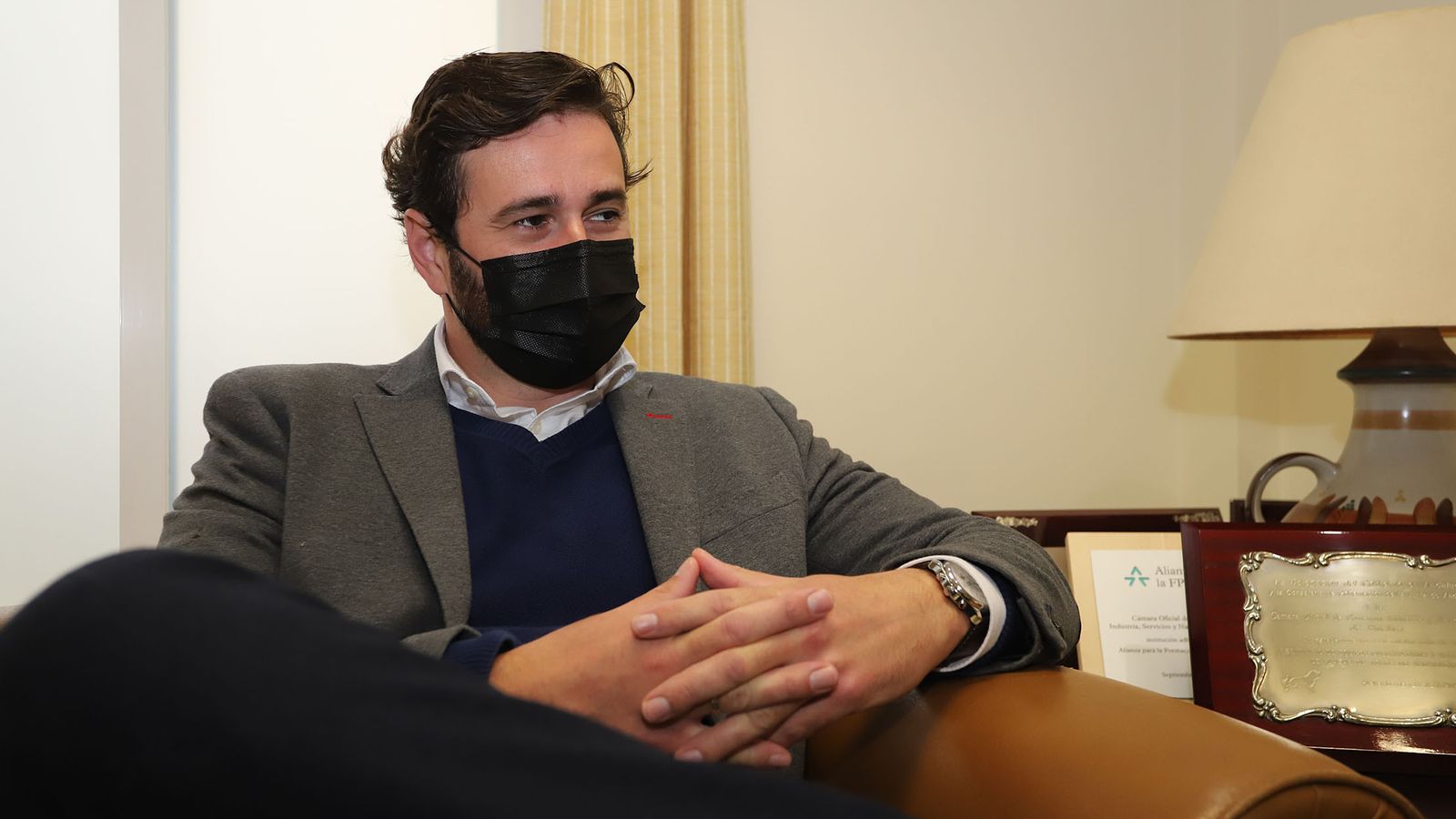 Daniel Toscano acaba de cumplir un año al frente de la Cámara de Comercio de Huelva.