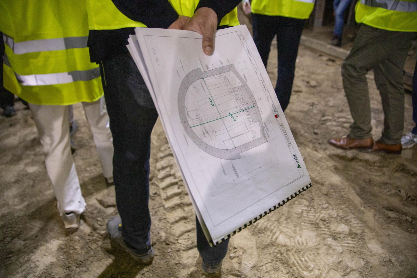 Así avanzan las obras del túnel de Viator del Ave