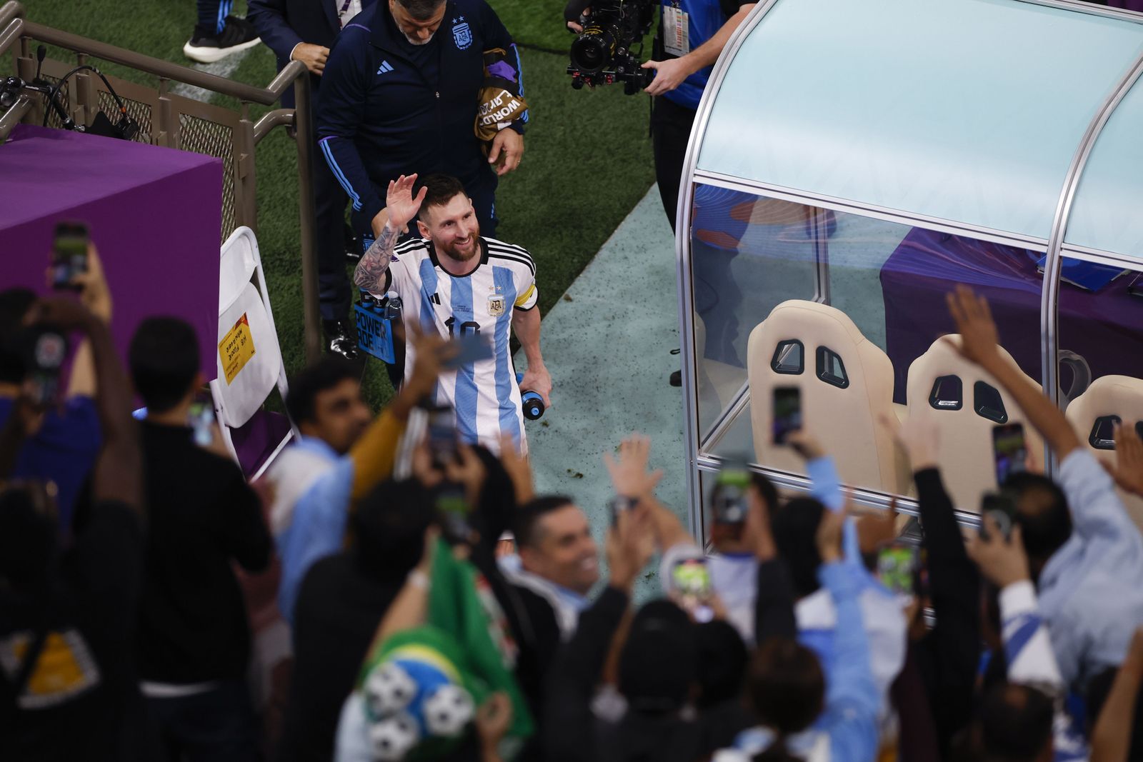 Las fotos de Messi contra Croacia