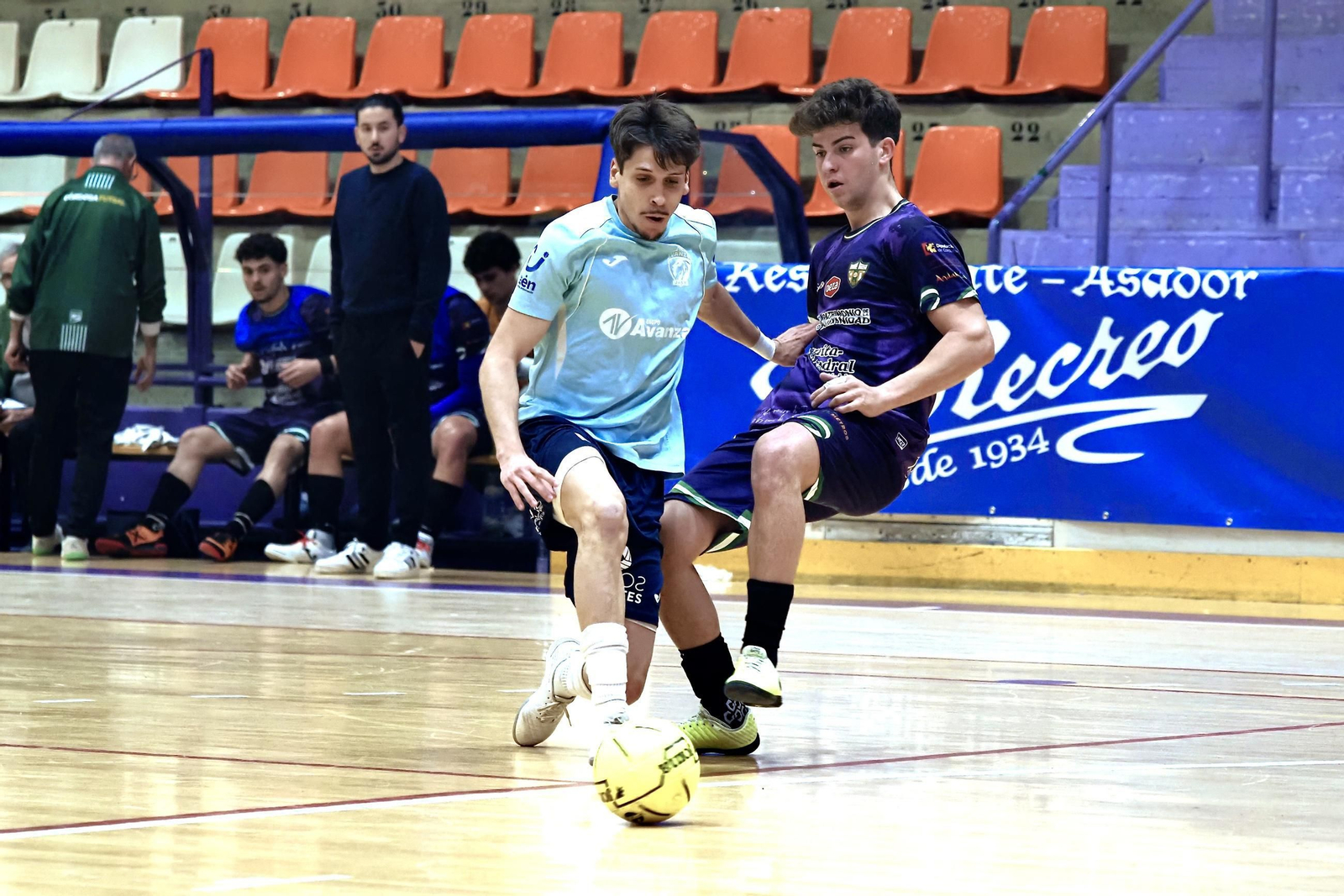 Molero, en una jugada del pasado curso en La Salobreja.