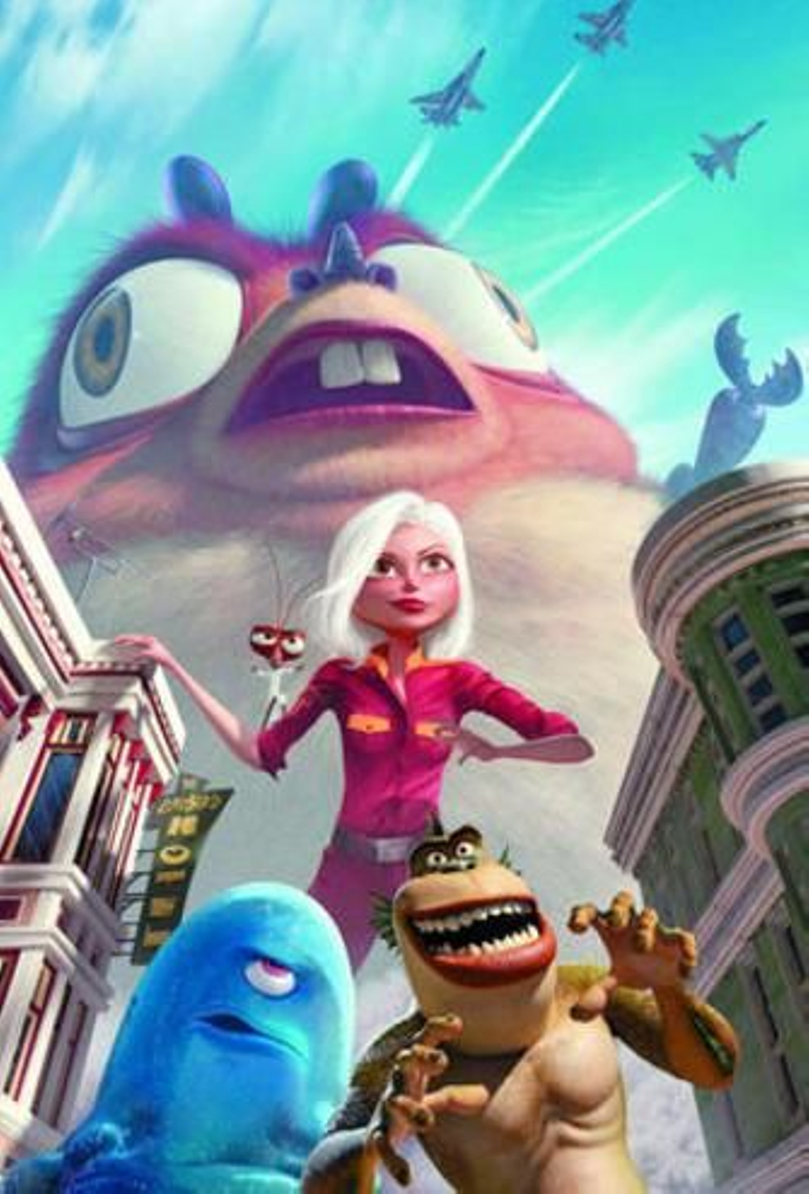 'Monstruos contra alienígenas' gran estreno de Dreamworks en 3D.