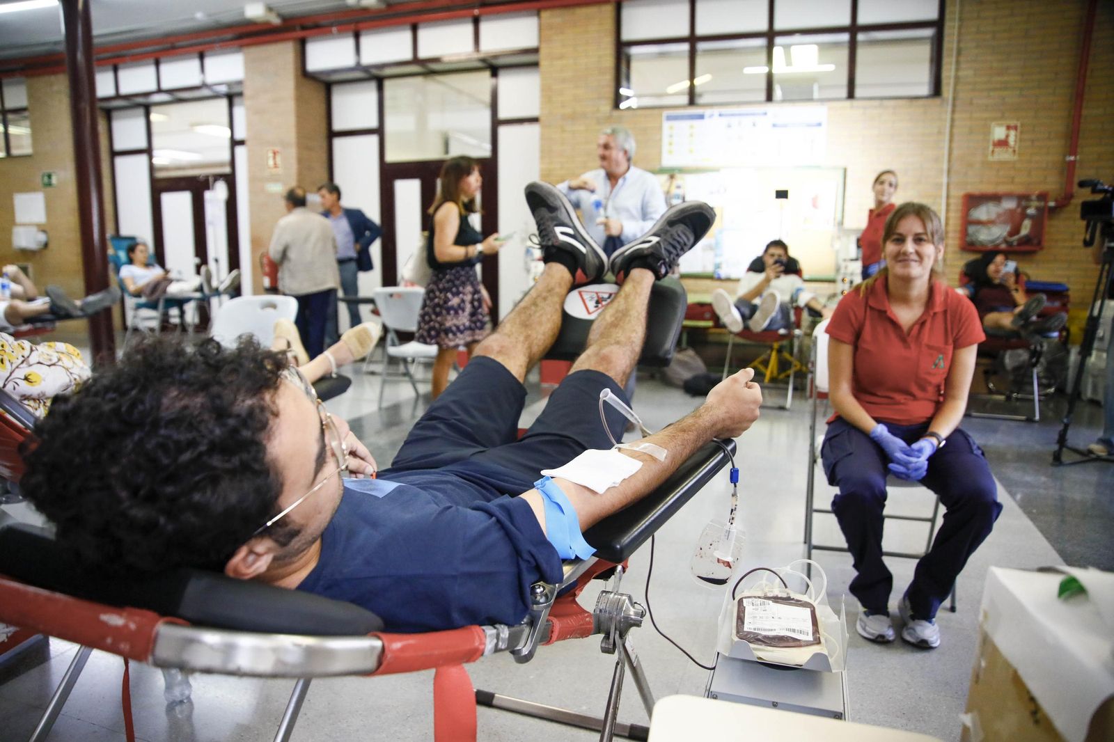 La colecta de sangre y plasma en la Universidad de Almería, en imágenes