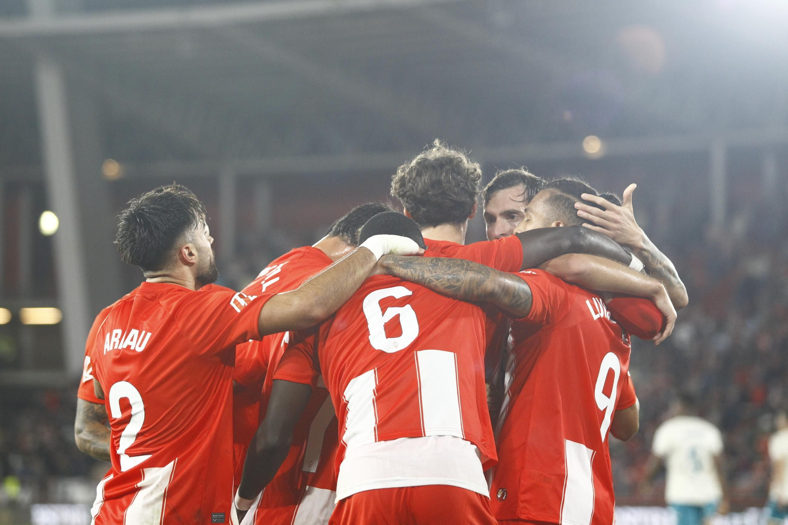 Las mejores imágenes del partido de fútbol U.D. Almería-Córdoba C.F.