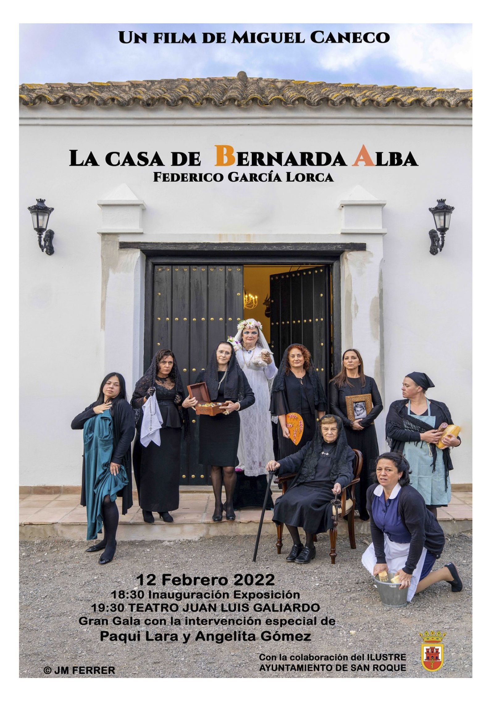 Sección del cartel de 'La casa de Bernarda Alba', de Miguel Caneco.