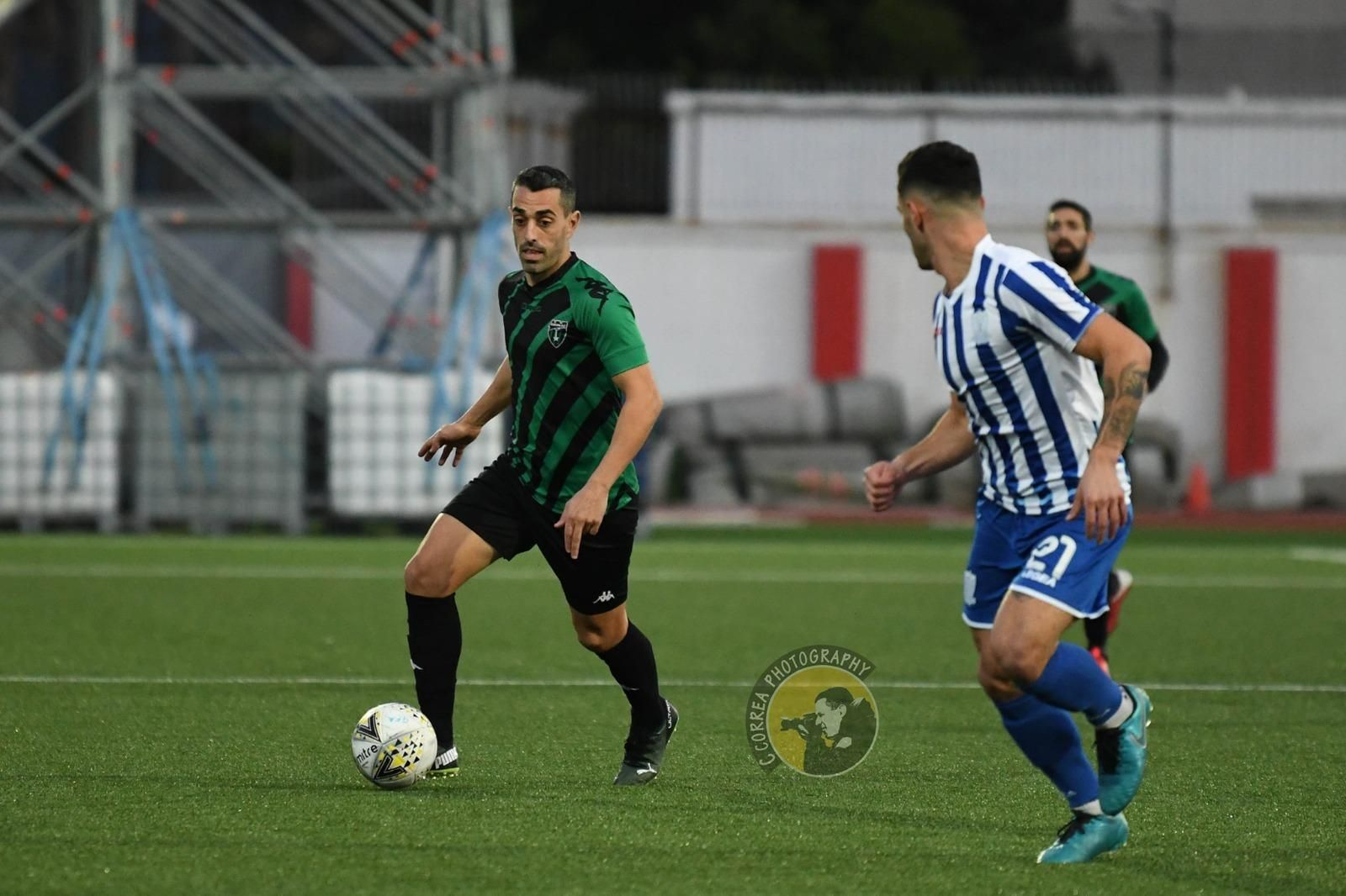 Antonio Pino durante un encuentro con el Europa.