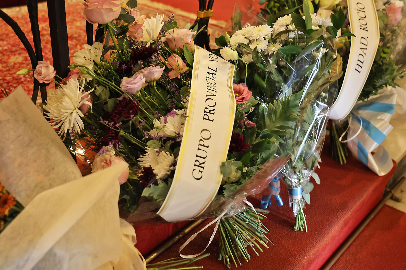 Imágenes de la ofrenda floral a la Virgen de La Cinta