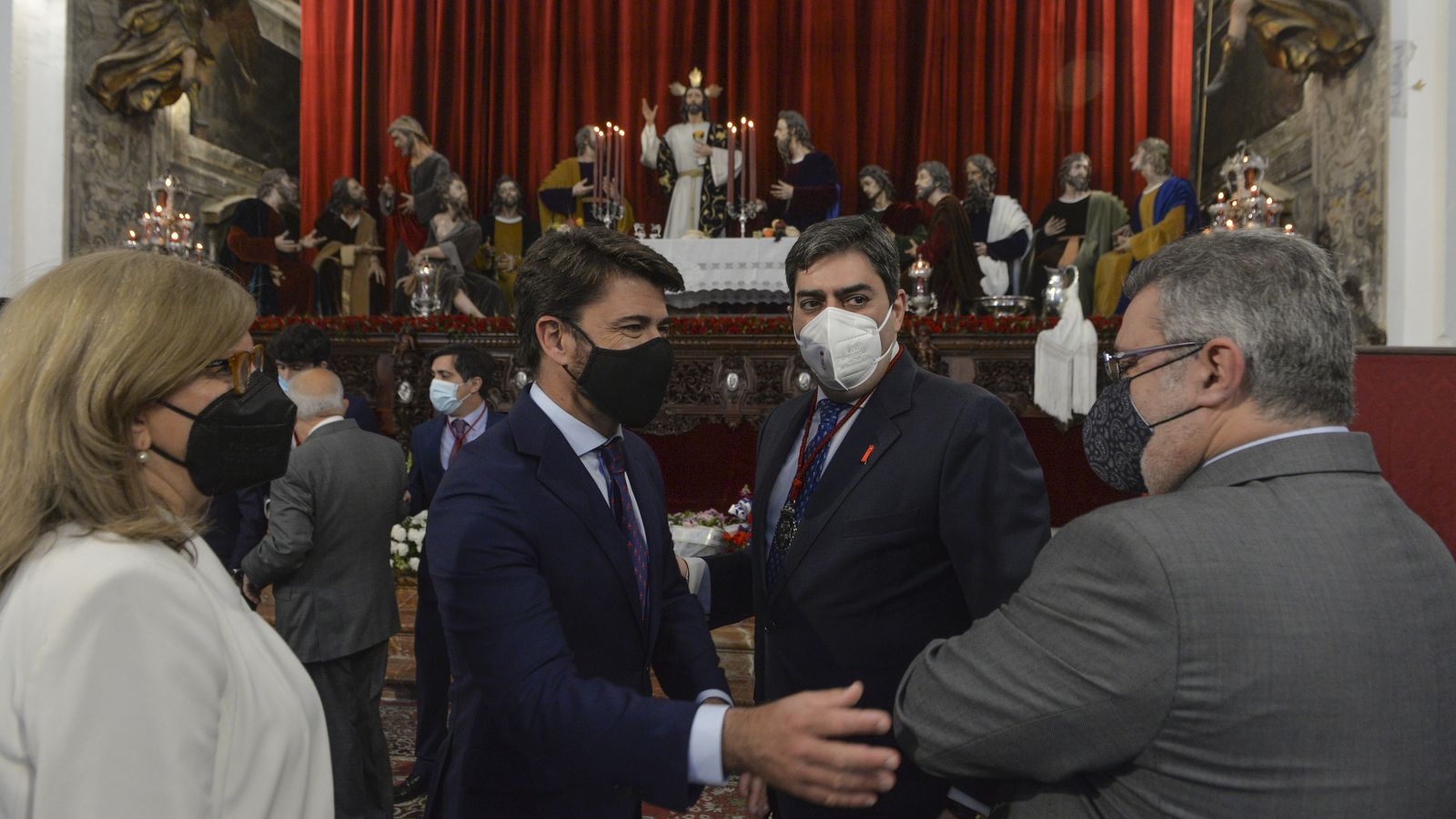 Domingo de Ramos en pandemia: La Cena, en imágenes