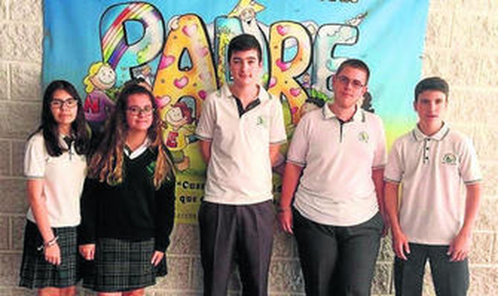 El grupo de alumnos Los Albedrío, ganadores de los premios Consumópolis.