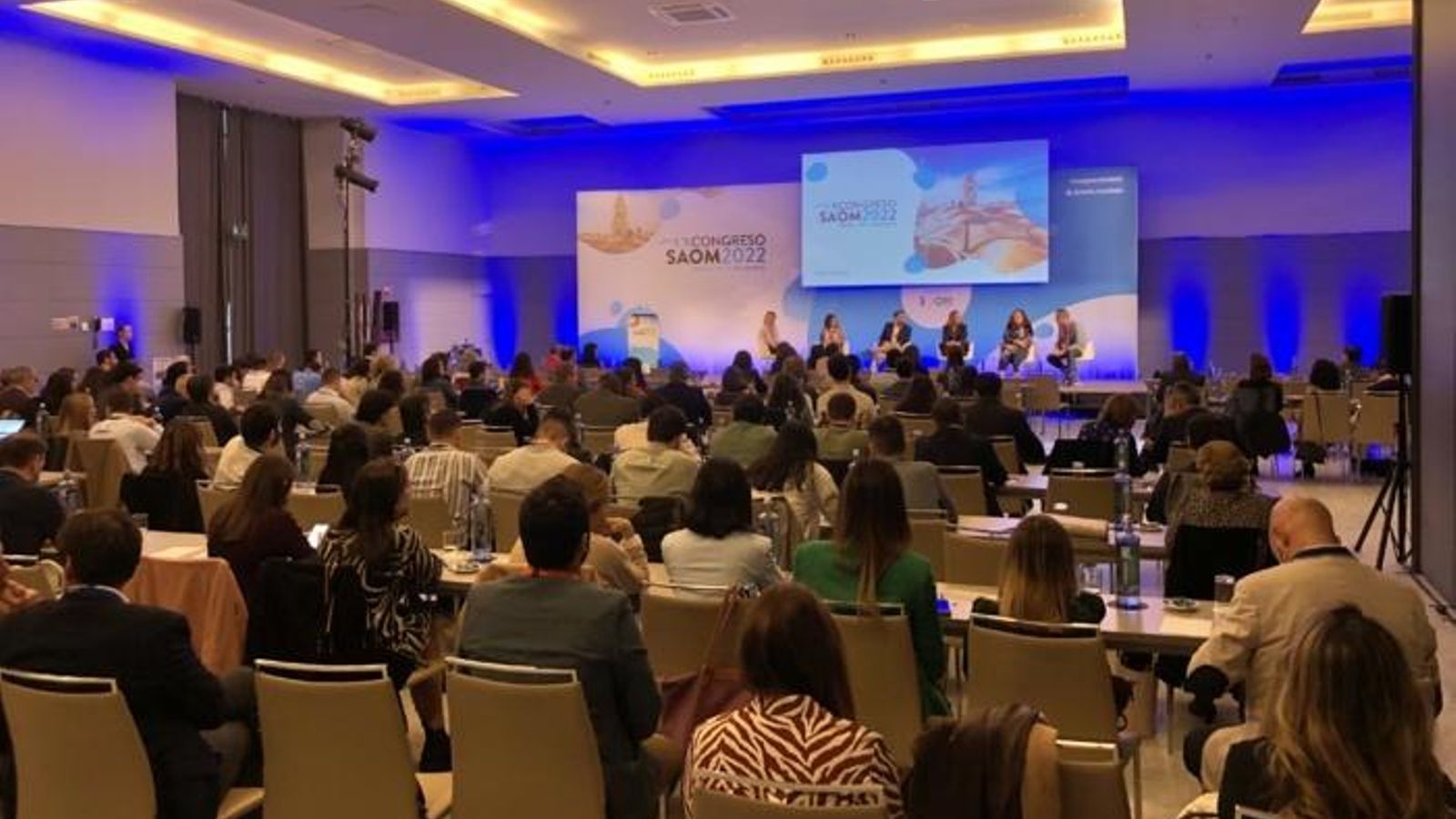 Participantes en el congreso de la Sociedad Andaluza de Oncología Médica.