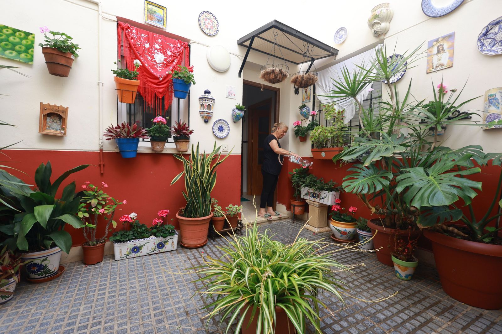 Los corralones de El Perchel y La Trinidad de Málaga, en fotografías