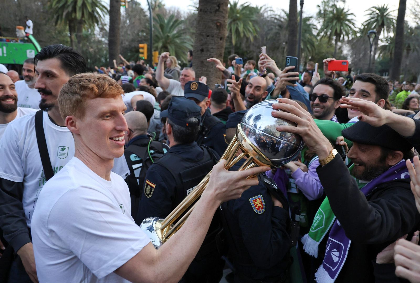 Alberto, con la Copa