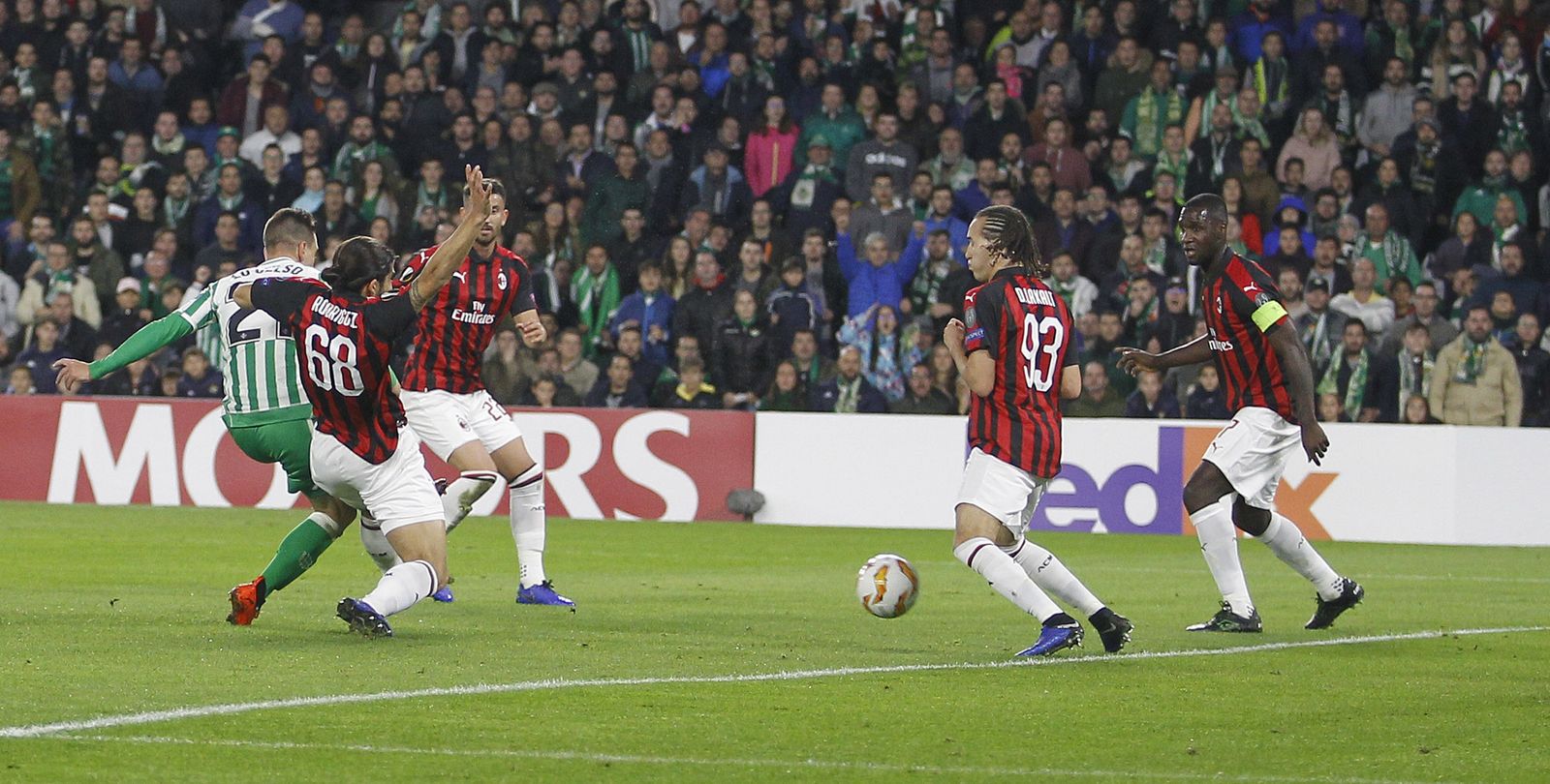 El Betis-Milan, en imágenes