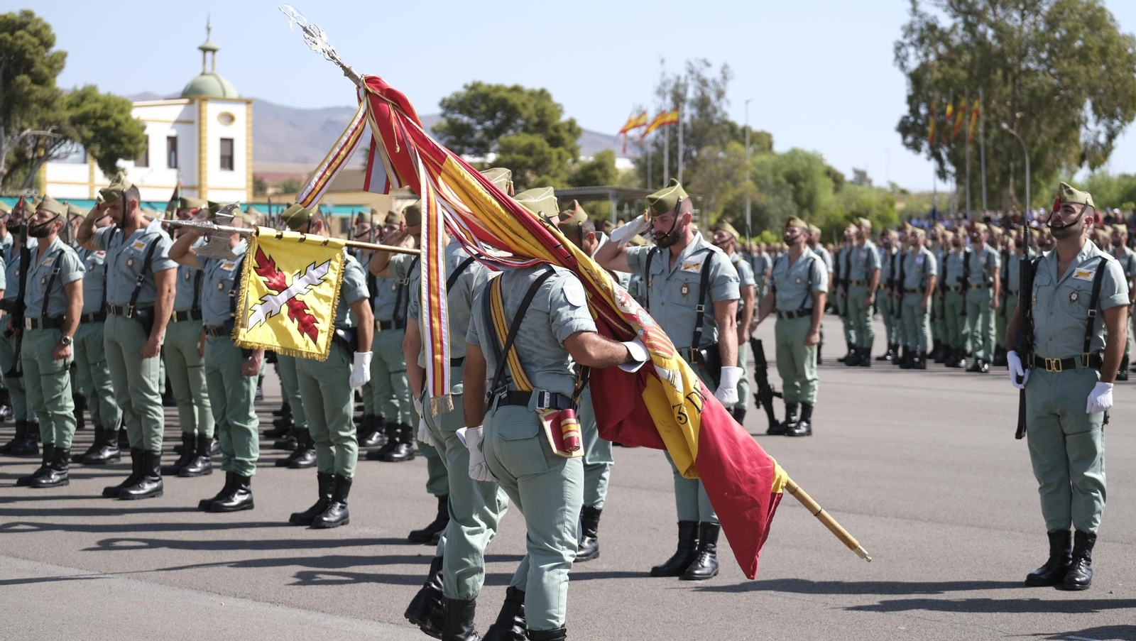 Imágenes del 102 aniversario de La Legión en Almería