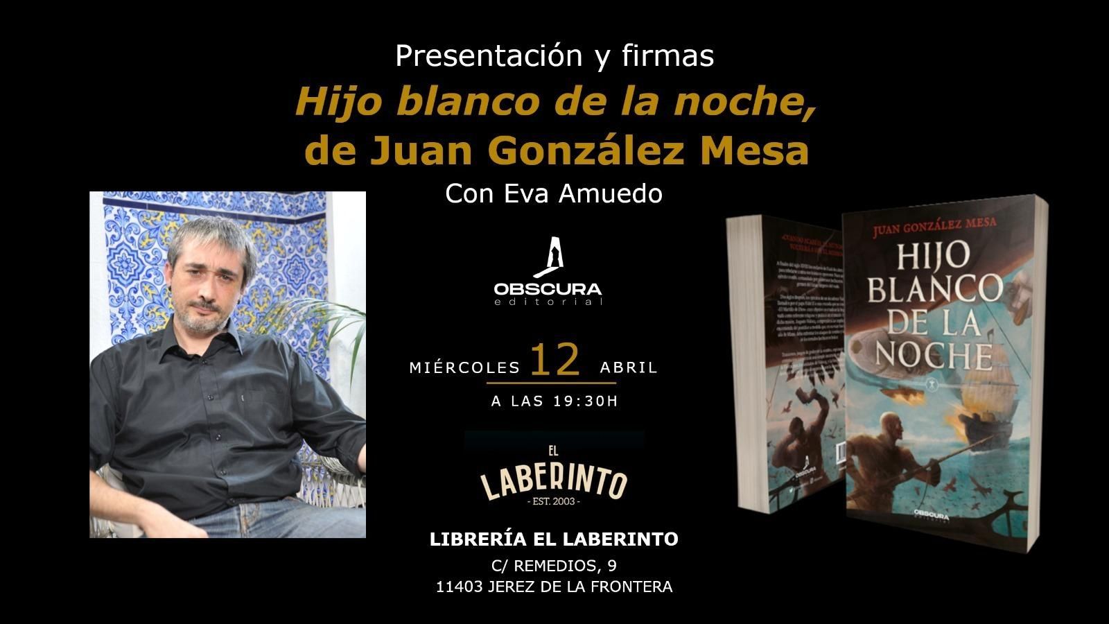 Cartel de la presentación.