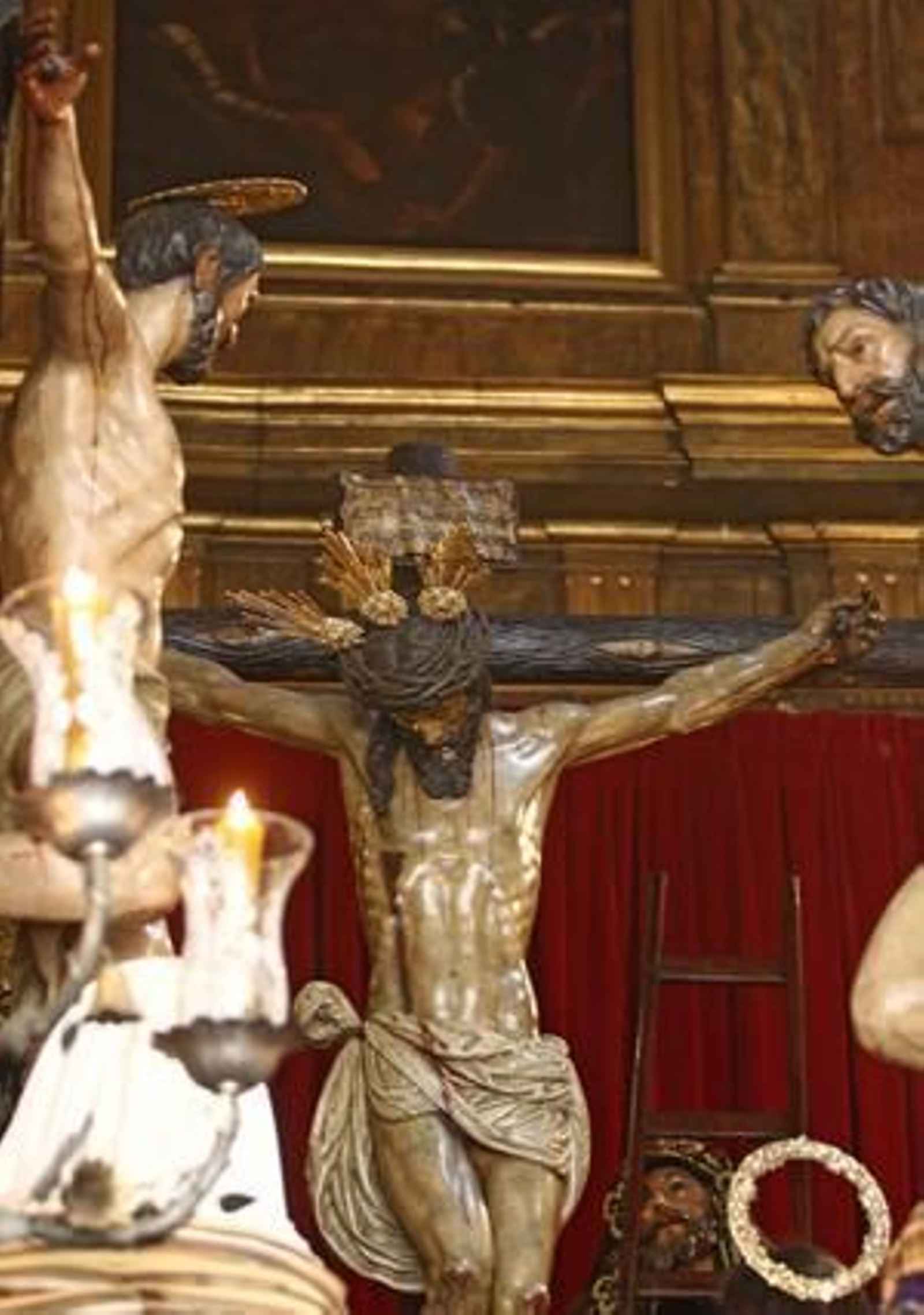 La hermandad de la Carretería no pudo procesionar este Viernes Santo.

Foto: Belén Vargas