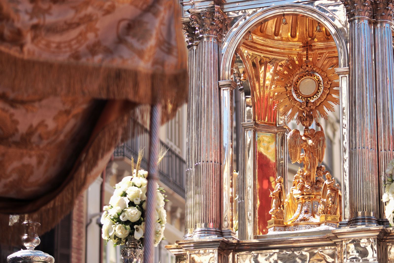 La imágenes de la procesión del Corpus Christi este domingo en Málaga