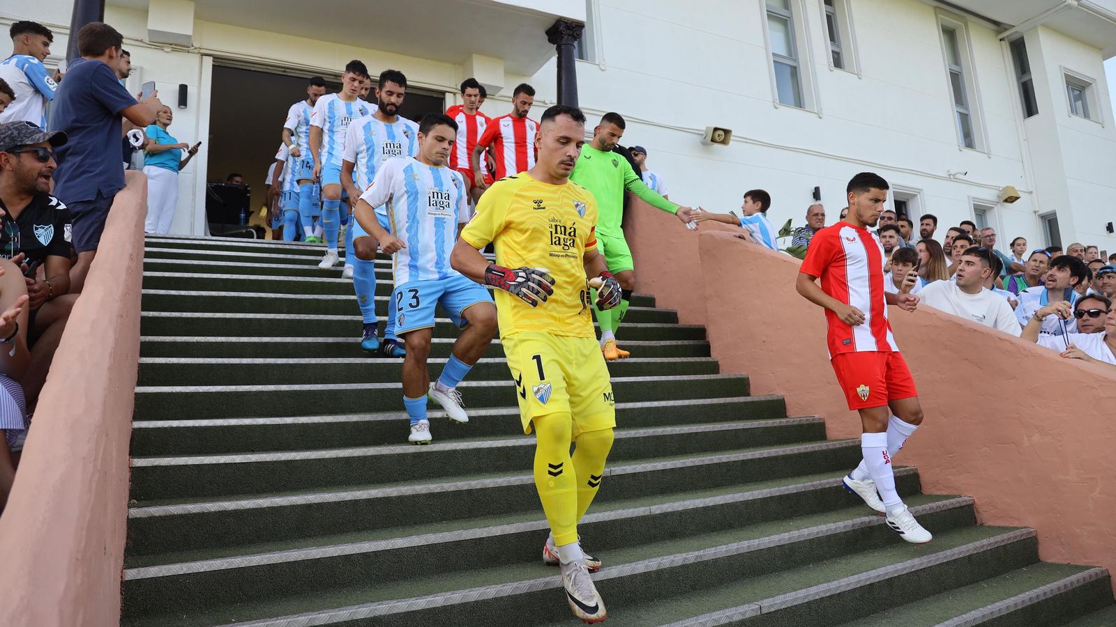 El Málaga CF - Almería de pretemporada, en fotos