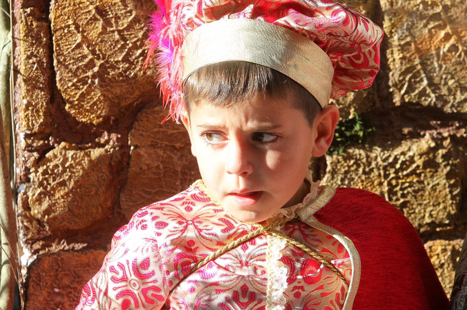 Imágenes del Belén viviente del Colegio María Inmaculada.