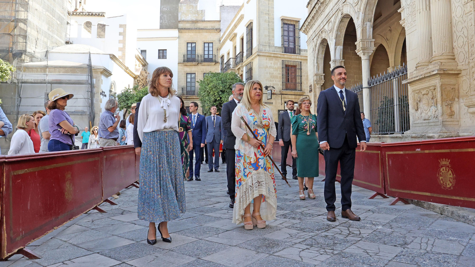 Traslado del Pendón en el día del patrón San Dionisio en Jerez