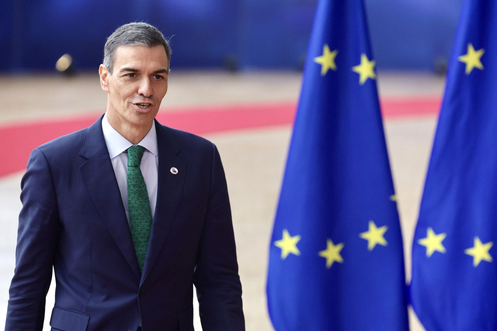 Pedro Sánchez, este jueves en Consejo Europeo celebrado en Bruselas.