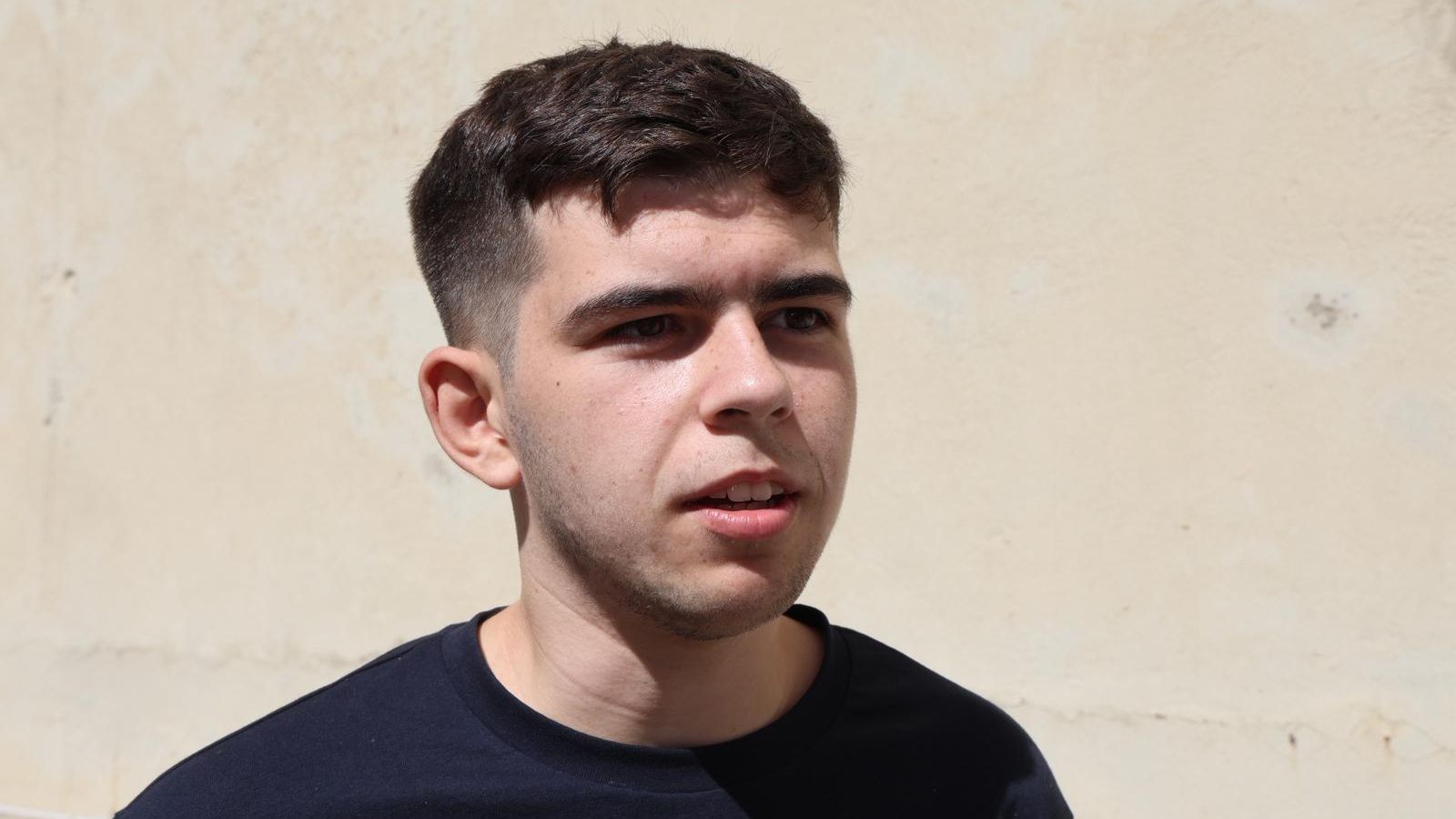 Rubén, joven de Isla Cristina que va a cursar el nuevo Grado en Física este año.