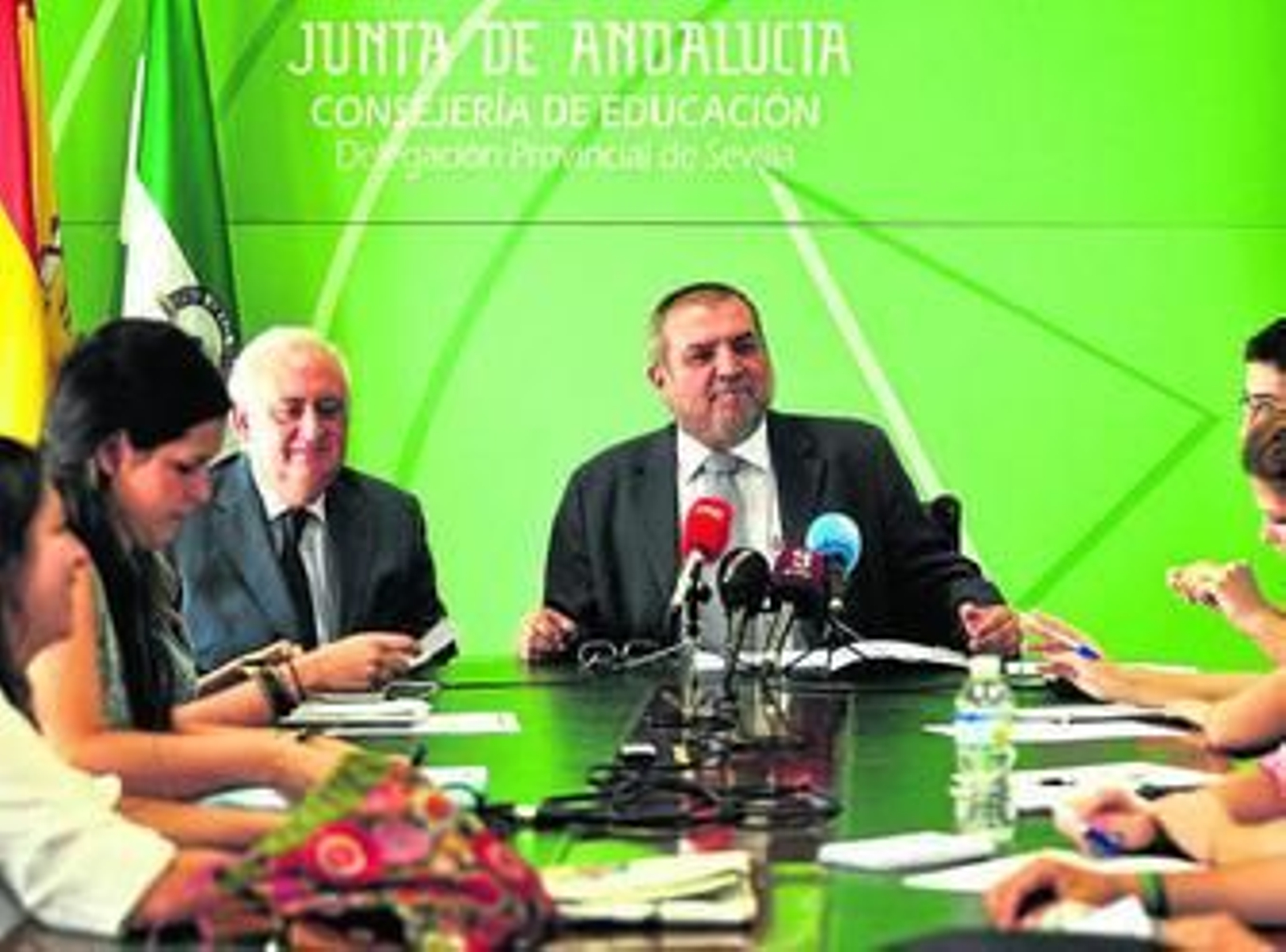 Jaime Mougan durante el balance de final de curso que realizó ayer.